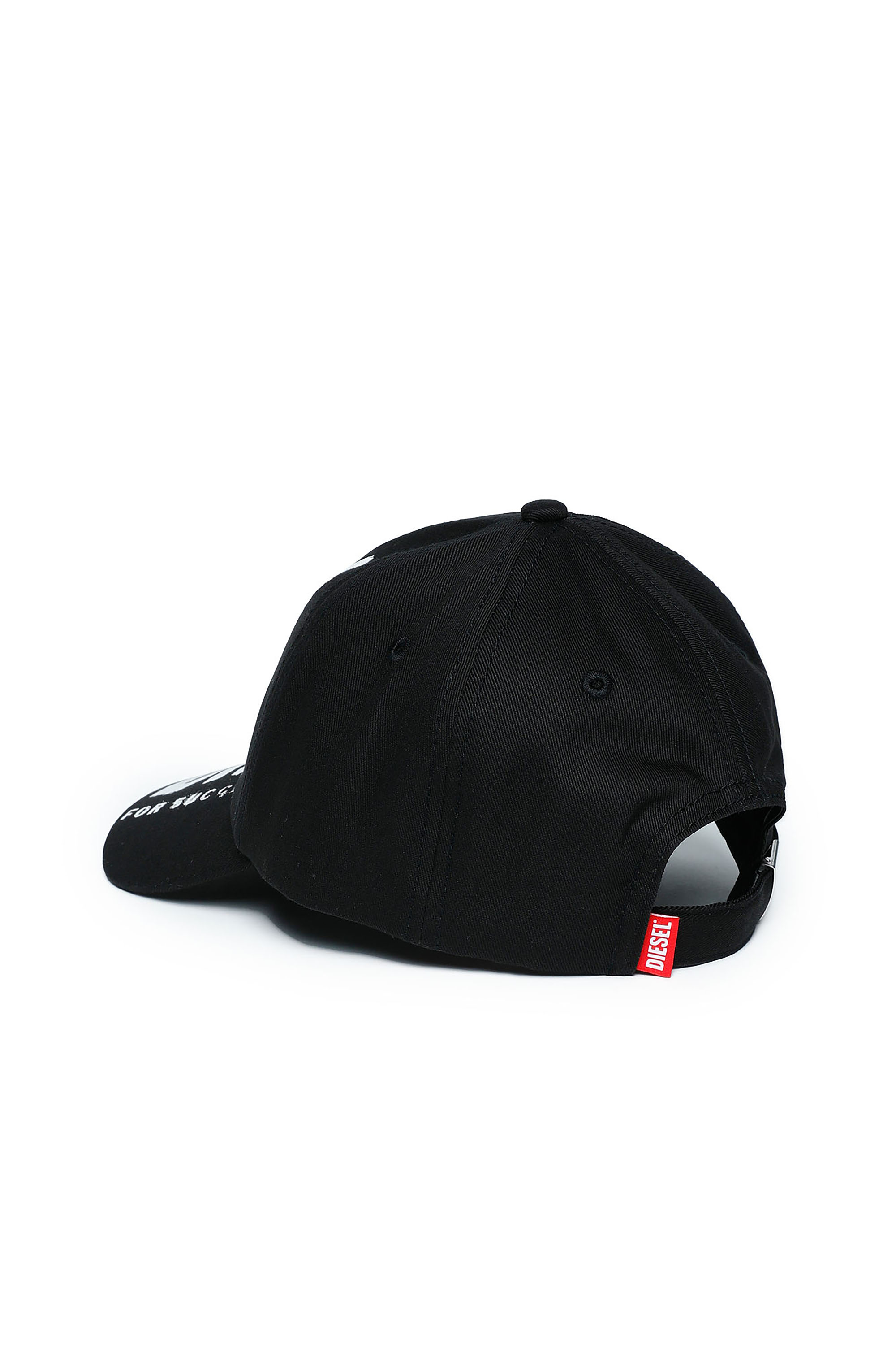 Diesel - FCEWANX, Unisex Baseball cap with bleeding Diesel logo in Black - Image 2