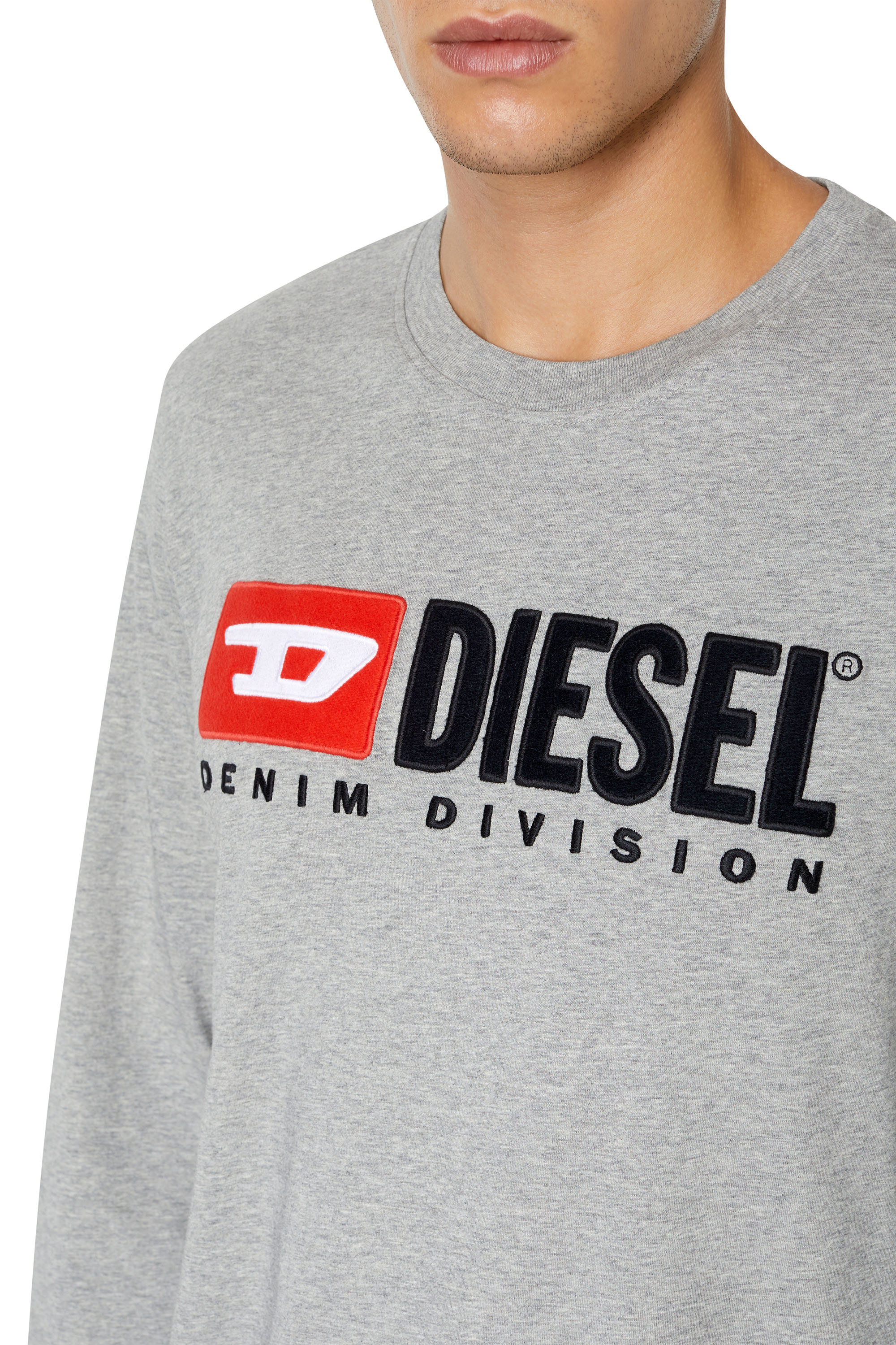 Diesel - T-JUST-LS-DIV, Grey - Image 5