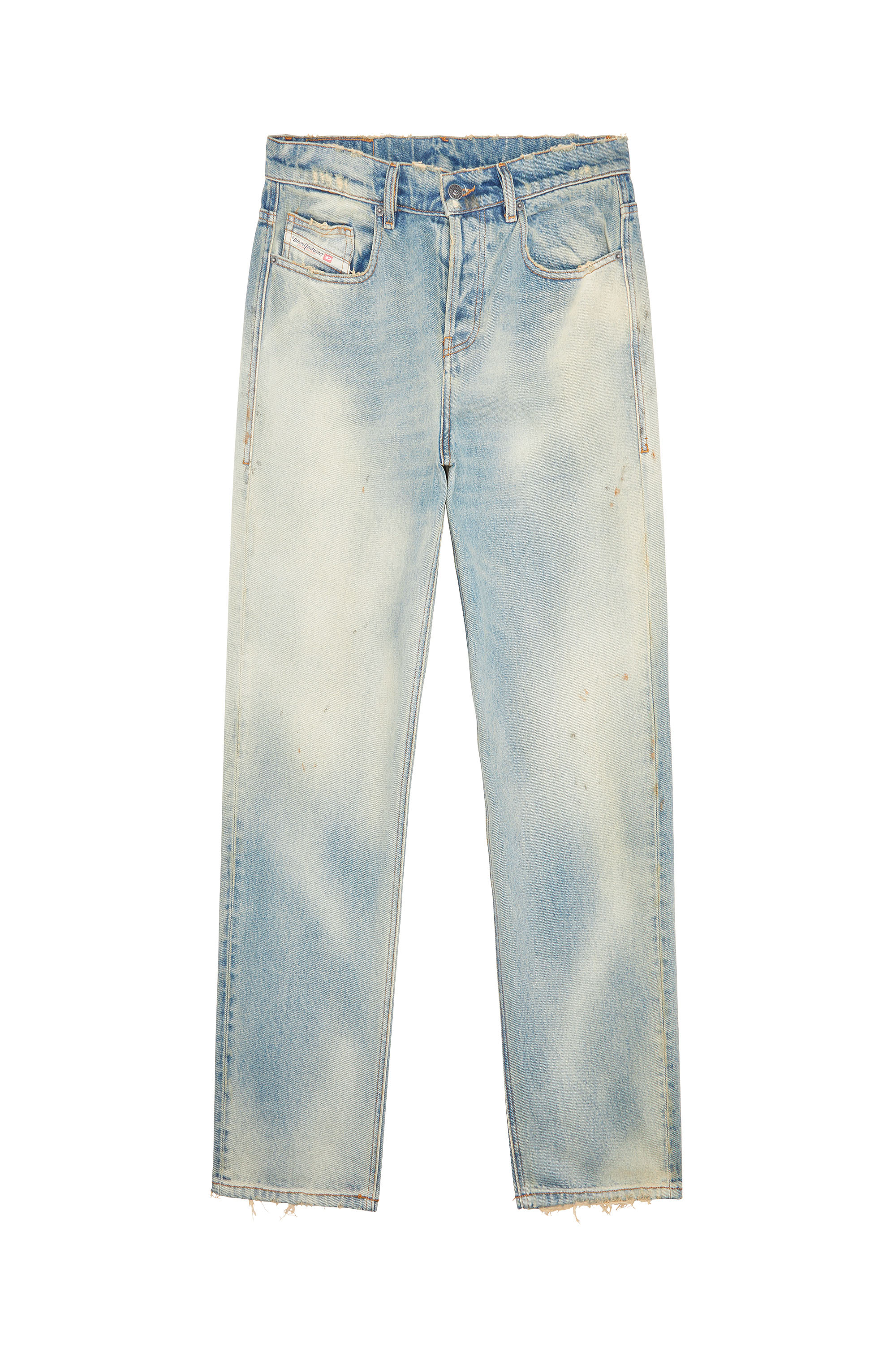Diesel - 2020 D-Viker 0ENAV Straight Jeans, Light Blue - Image 6