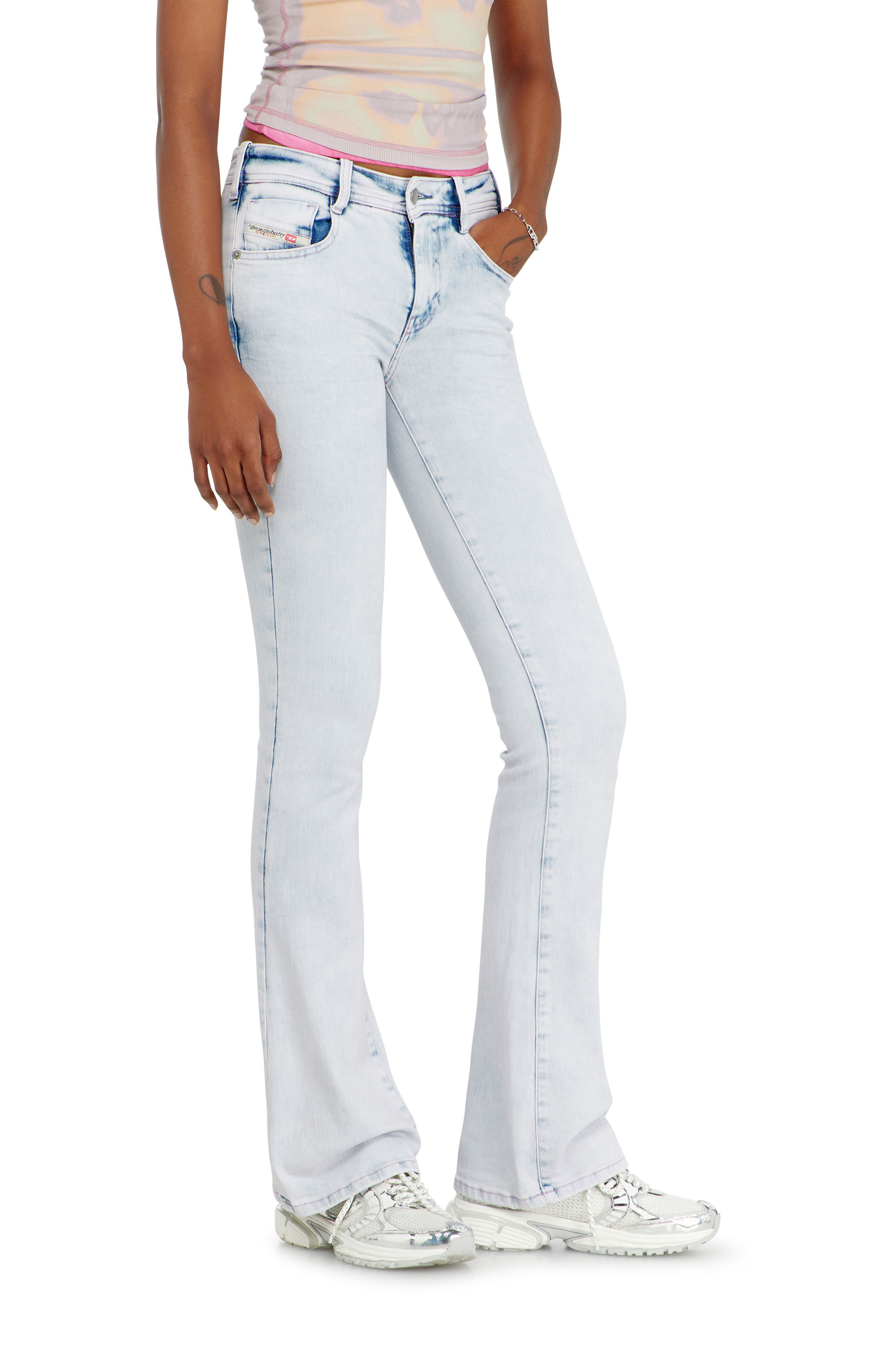 Diesel - Woman's Bootcut Jeans 1969 D-Ebbey 0HDBH, Light Blue - 7