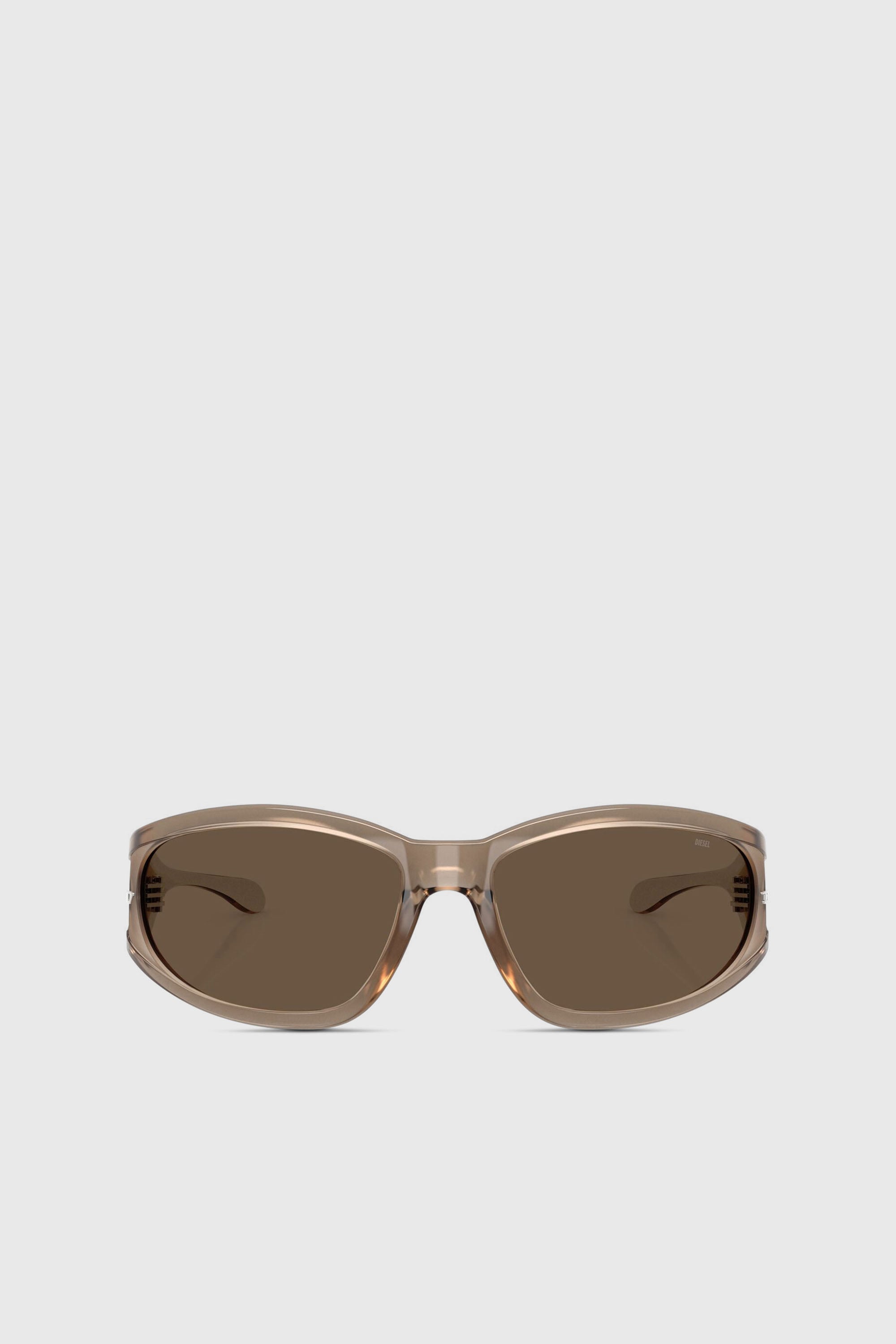 Diesel - 0DL3002, Unisex's Rectangular sunglasses in acetate in Brown - 1