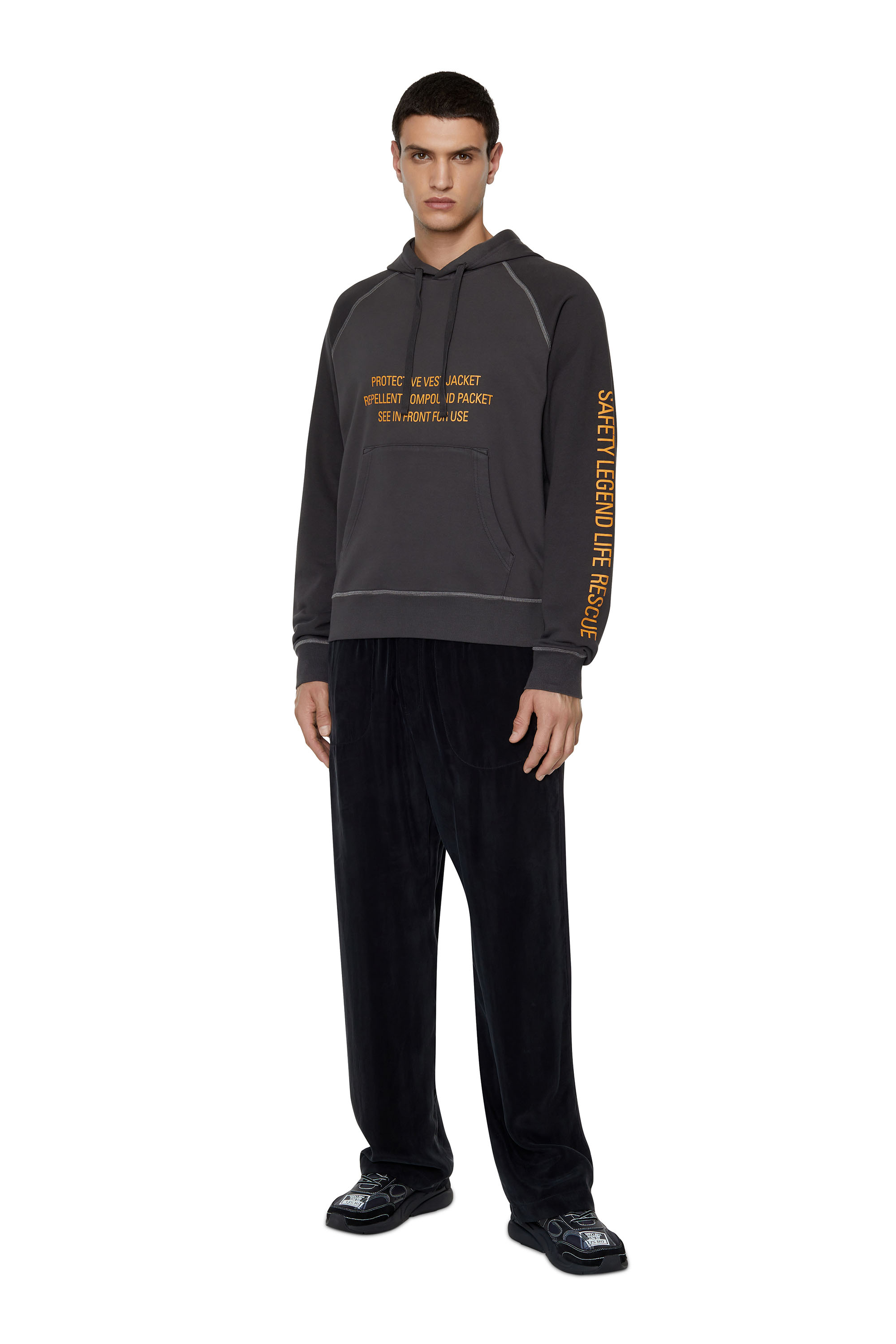 Diesel - S-GIRLAN-HOOD, Dark grey - Image 2