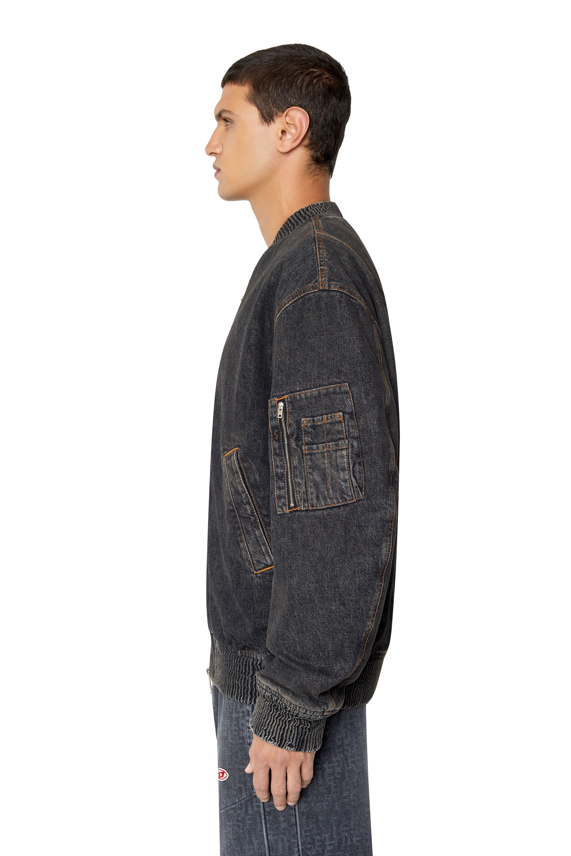 Diesel - D-WELTIK, Black/Dark grey - Image 6