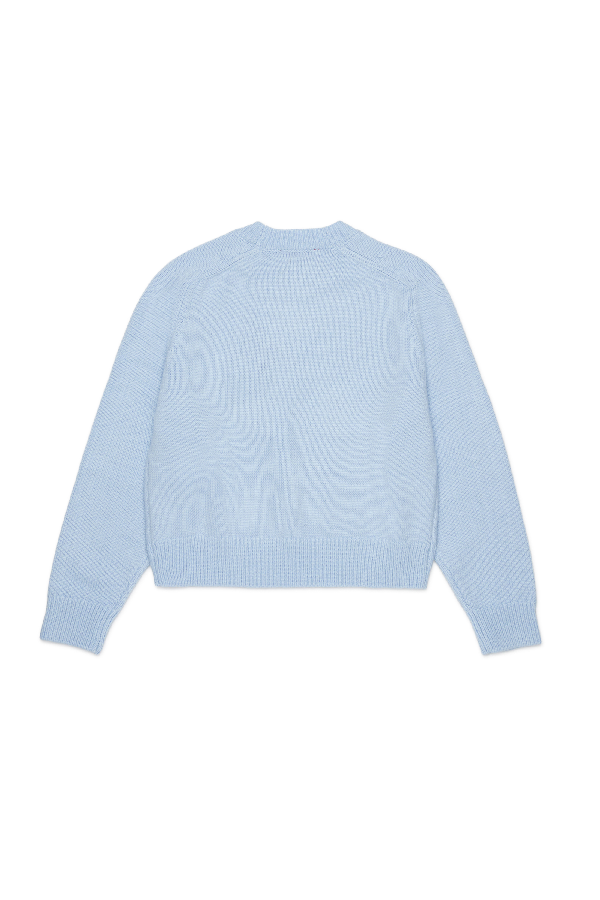 Diesel - KIMLIN, Woman's Cashmere-enriched jumper with Oval D logo in Light Blue - 2