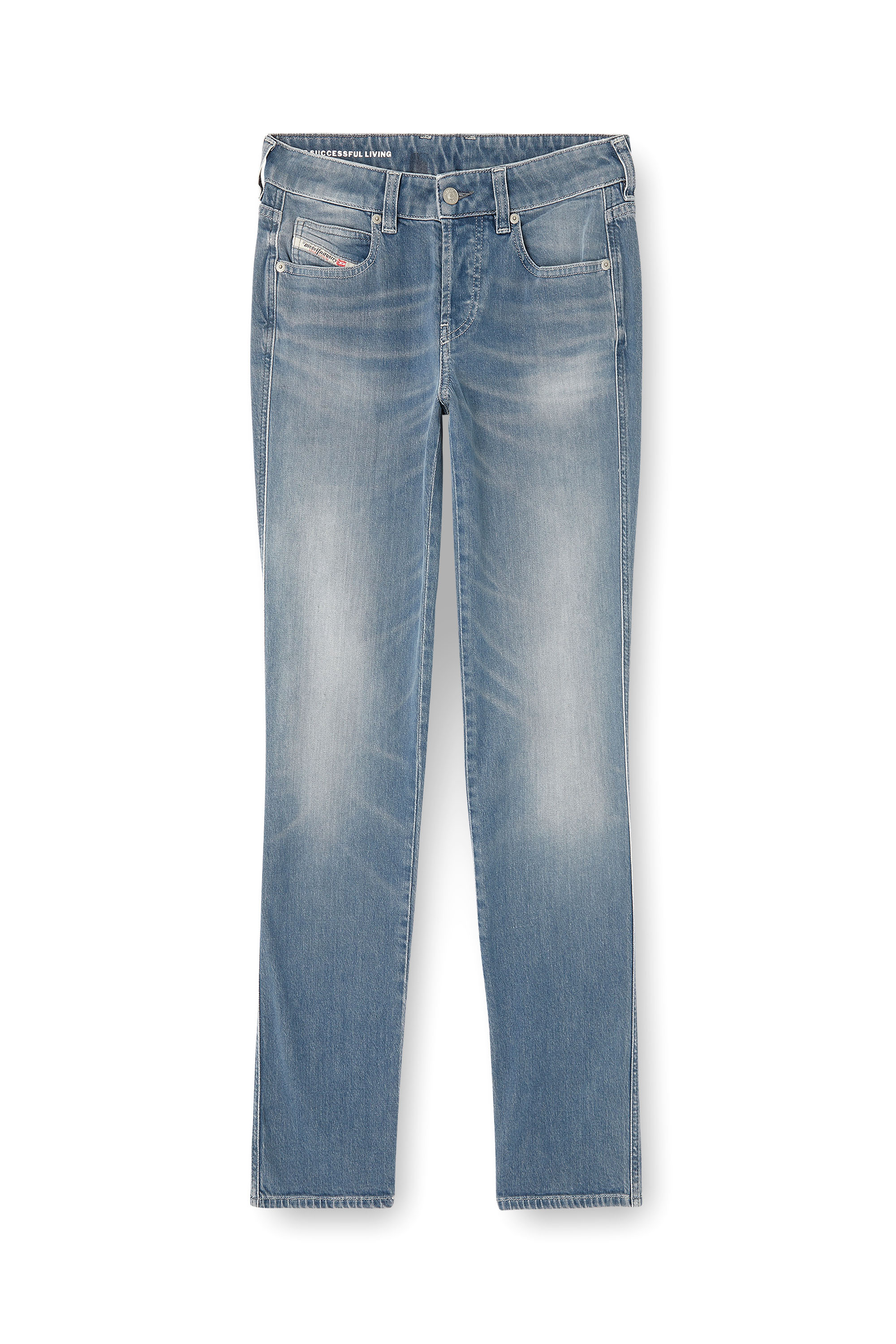 Diesel - Woman's Slim Jeans 1992 D-Jiann 09N75, Medium blue - 3