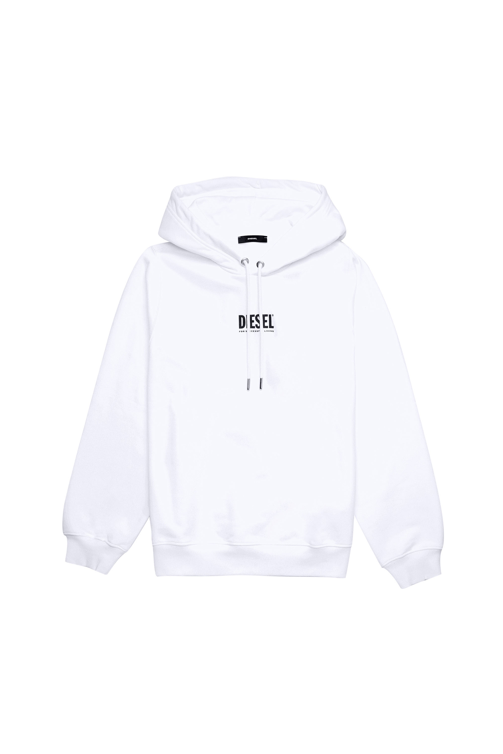 F-ANG-HOOD-SMALLOGO, White - Sweaters
