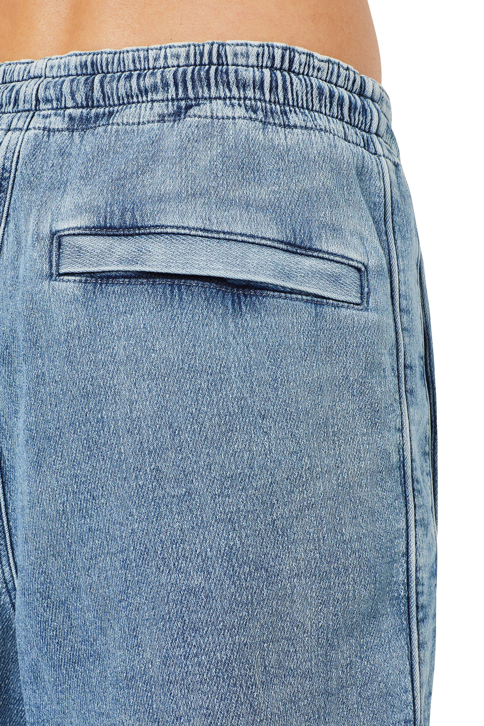 Diesel - D-BOXY TRACK DENIM SHORTS, Light Blue - Image 6