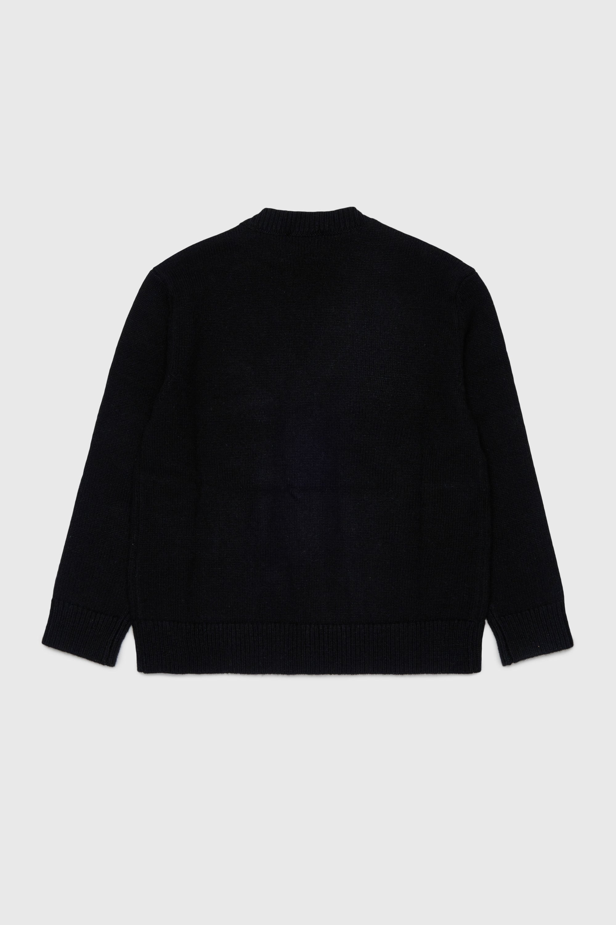 Diesel - KLABO CARDIGAN OVER, Man's Cashmere-enriched cardigan with Oval D logo in Black - 2