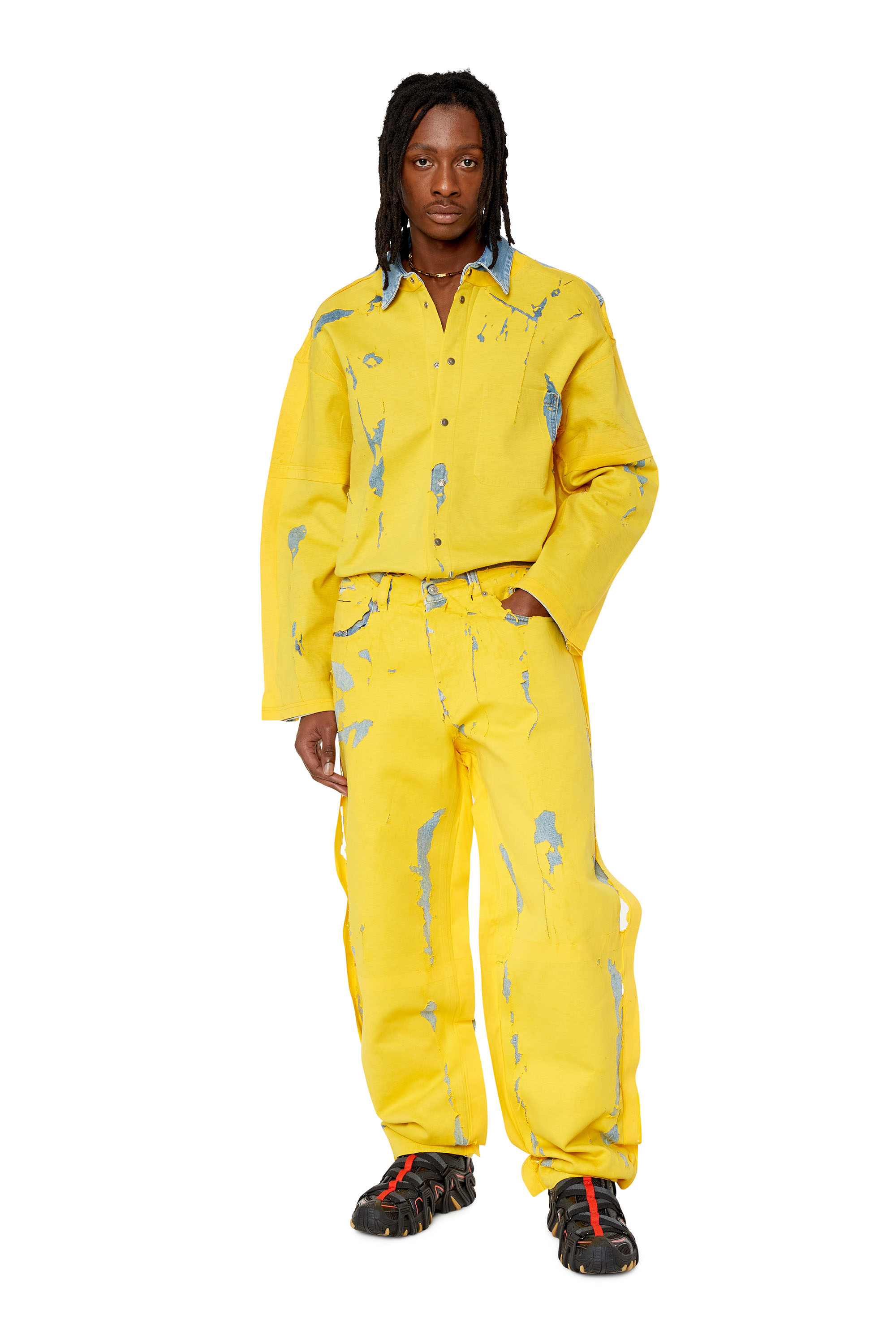 Diesel - 2010 D-Macs 007N8 Straight Jeans, Yellow - Image 2