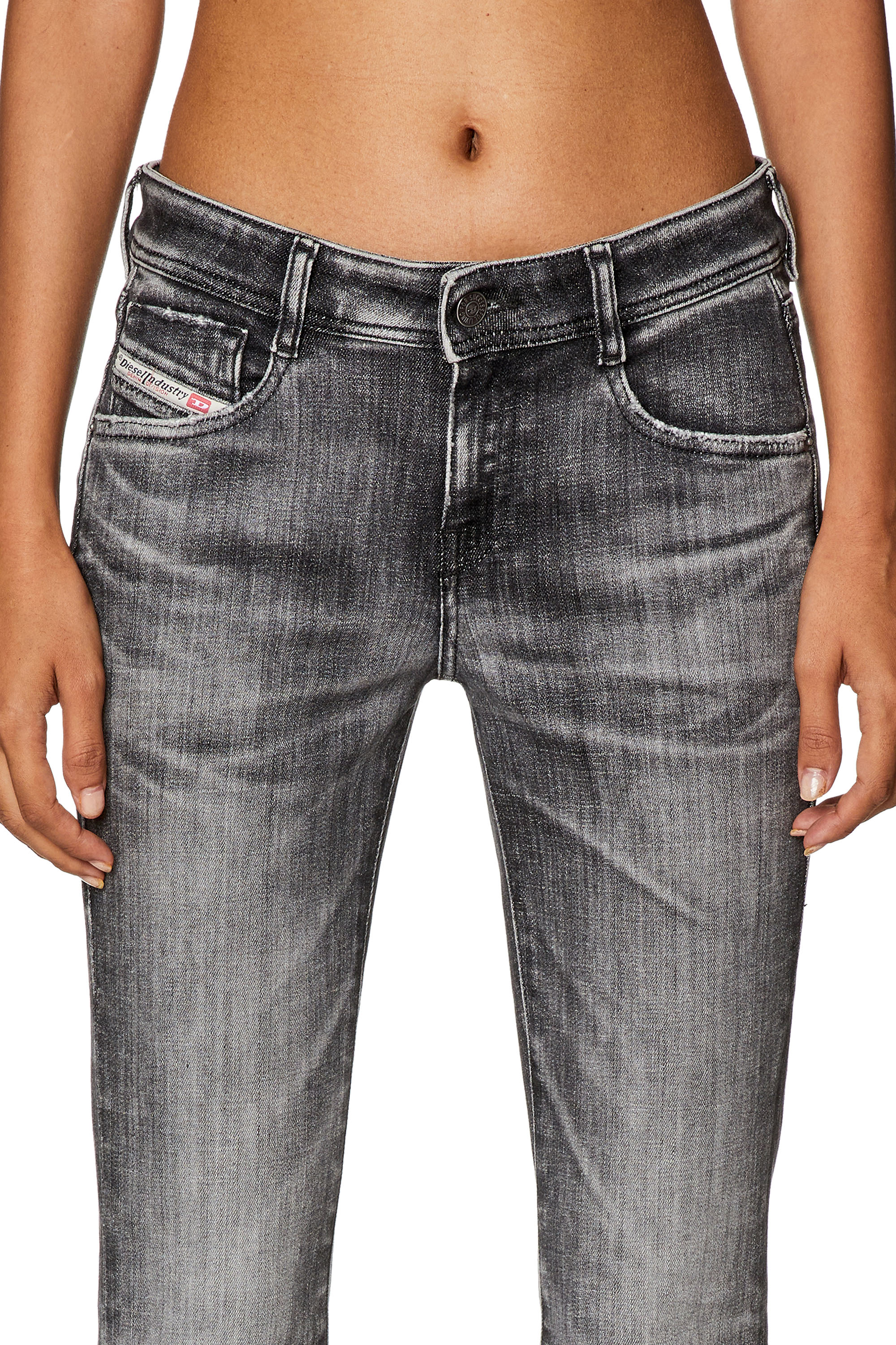 Diesel - Bootcut and Flare Jeans 1969 D-Ebbey 09G38, Black/Dark grey - Image 3