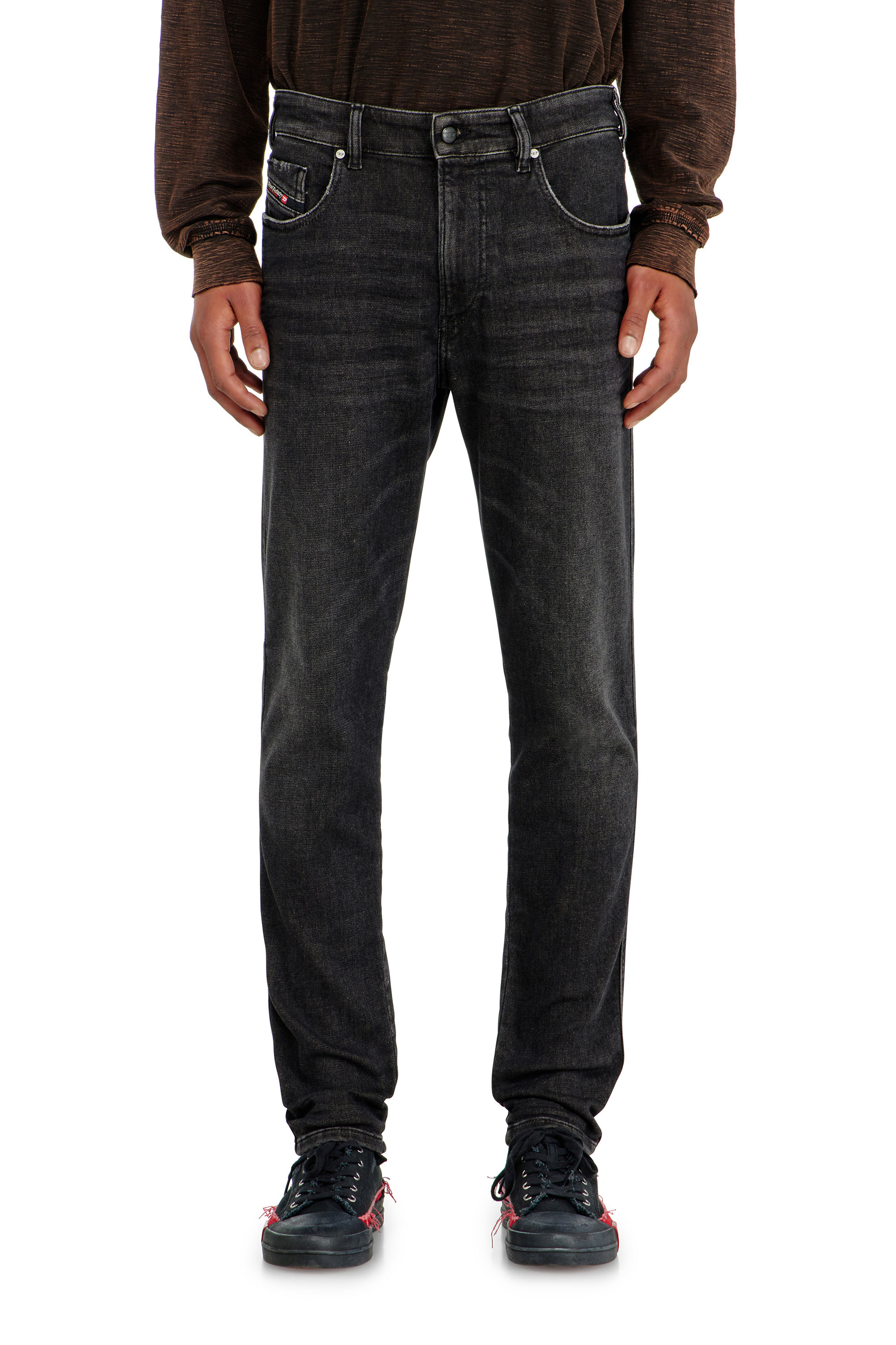 Diesel - Man's Slim 2062 D-Strukt Joggjeans&reg; 09P92, Black/Dark grey - 2