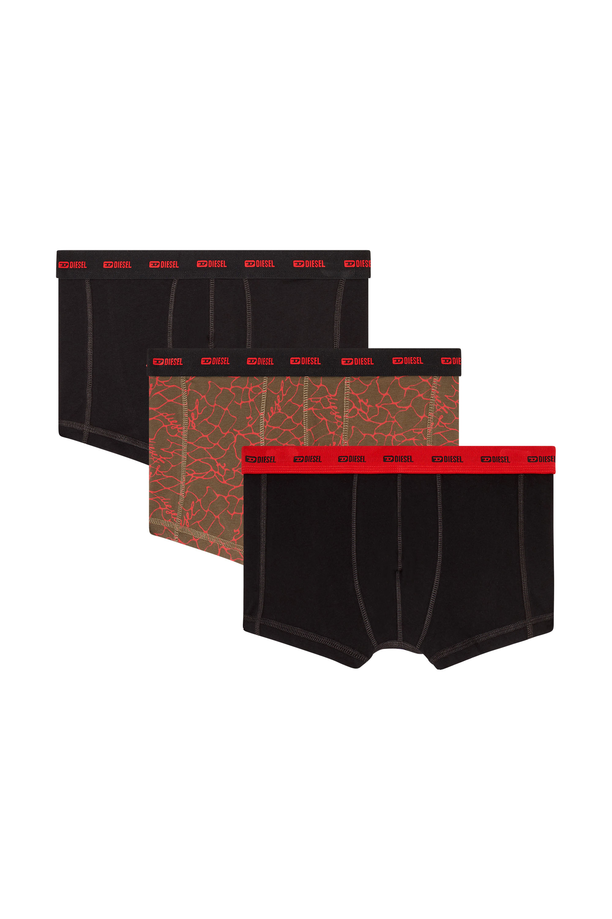 Diesel - DAMIEN-UTLT-3PACK, Man's Three-pack of trunks with graphic motif in Multicolor - 2