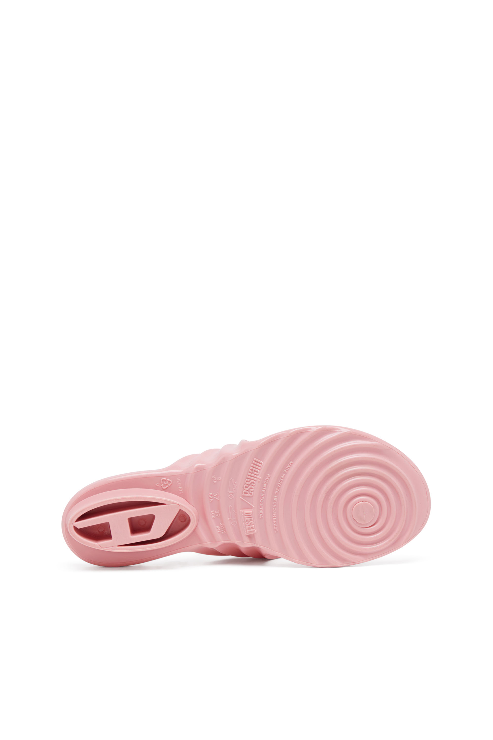 MELISSA QUANTUM THONG, Pink Diesel - MELISSA QUANTUM THONG, Woman's Sculptural flip-flops in Melflex® in Pink - 5
