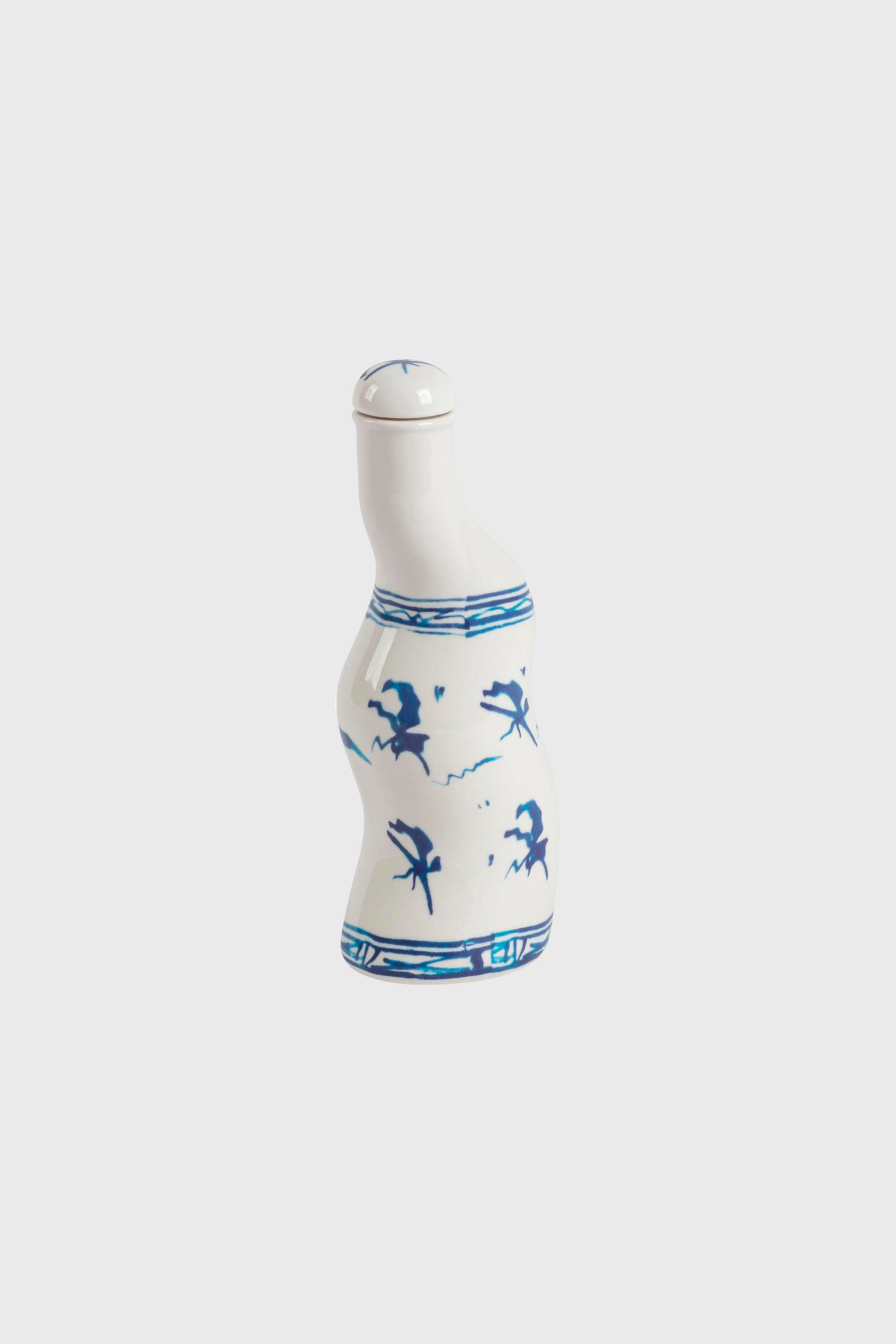 Diesel - 11287 PORCELAIN BOTTLE FOR SEASONING "CL, Unisex's Porcelain bottle for seasoning in White/Blue - 4
