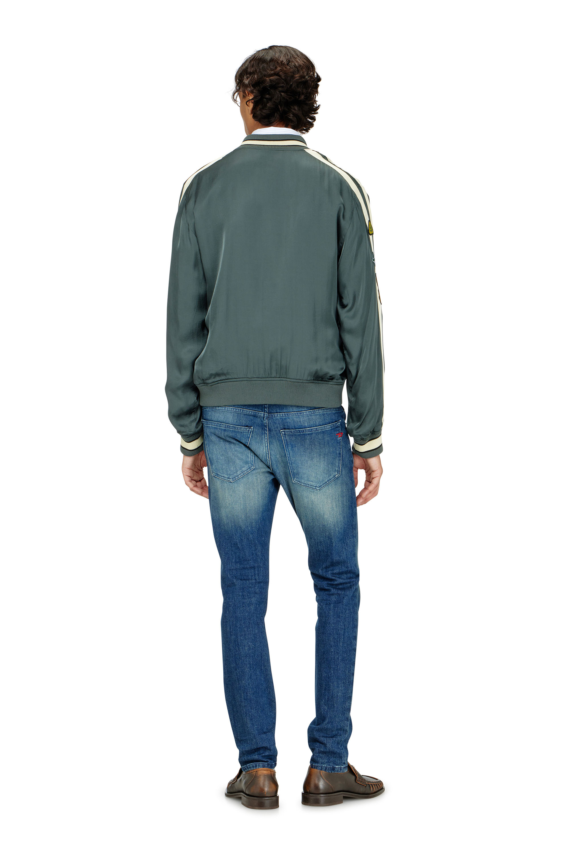 Diesel - Man's Slim Jeans 2019 D-Strukt 0KBBR, Dark Blue - 4
