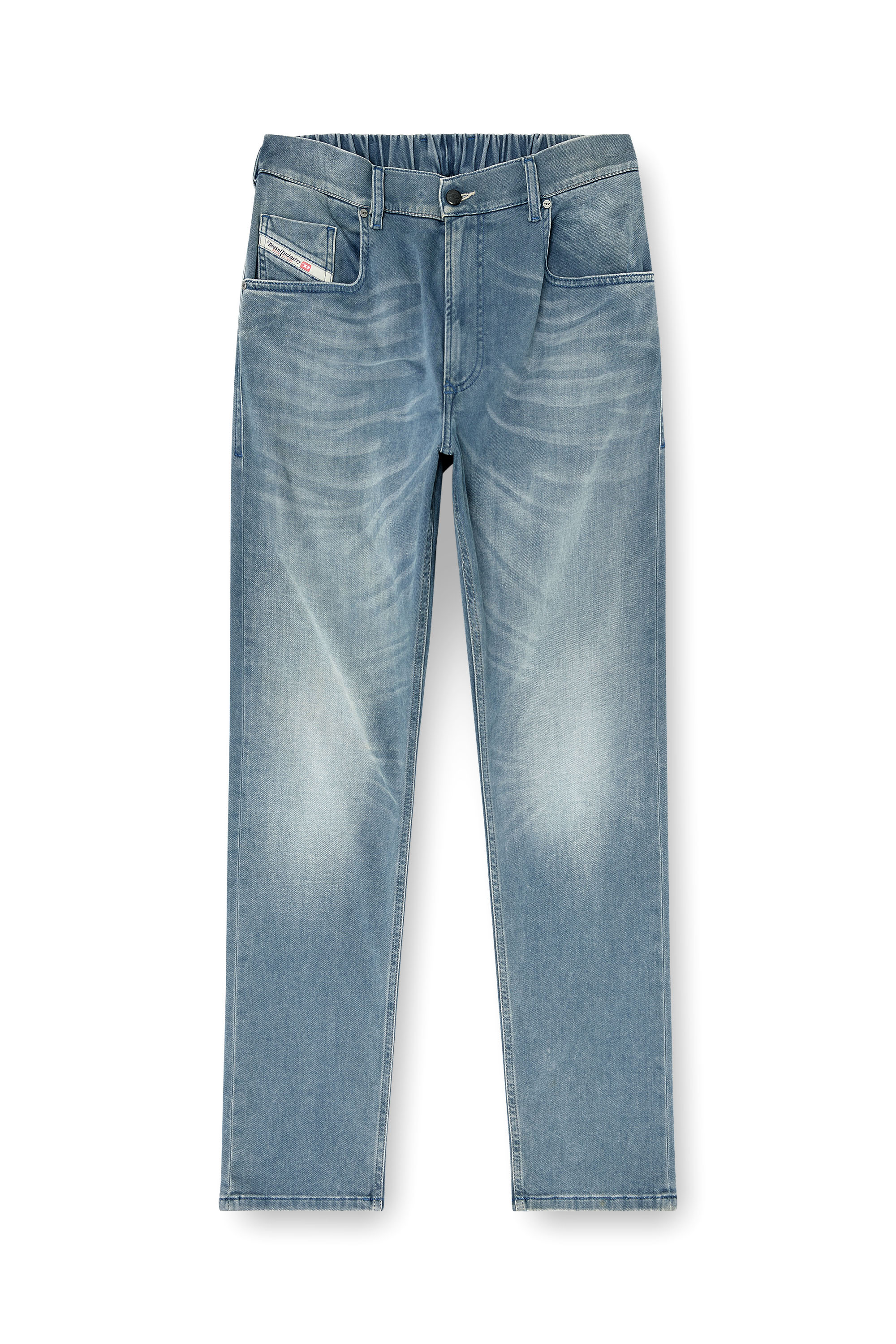 Diesel - Man's Regular 2032 D-Krooley-BW Joggjeans&reg; 09P91, Light Blue - 3