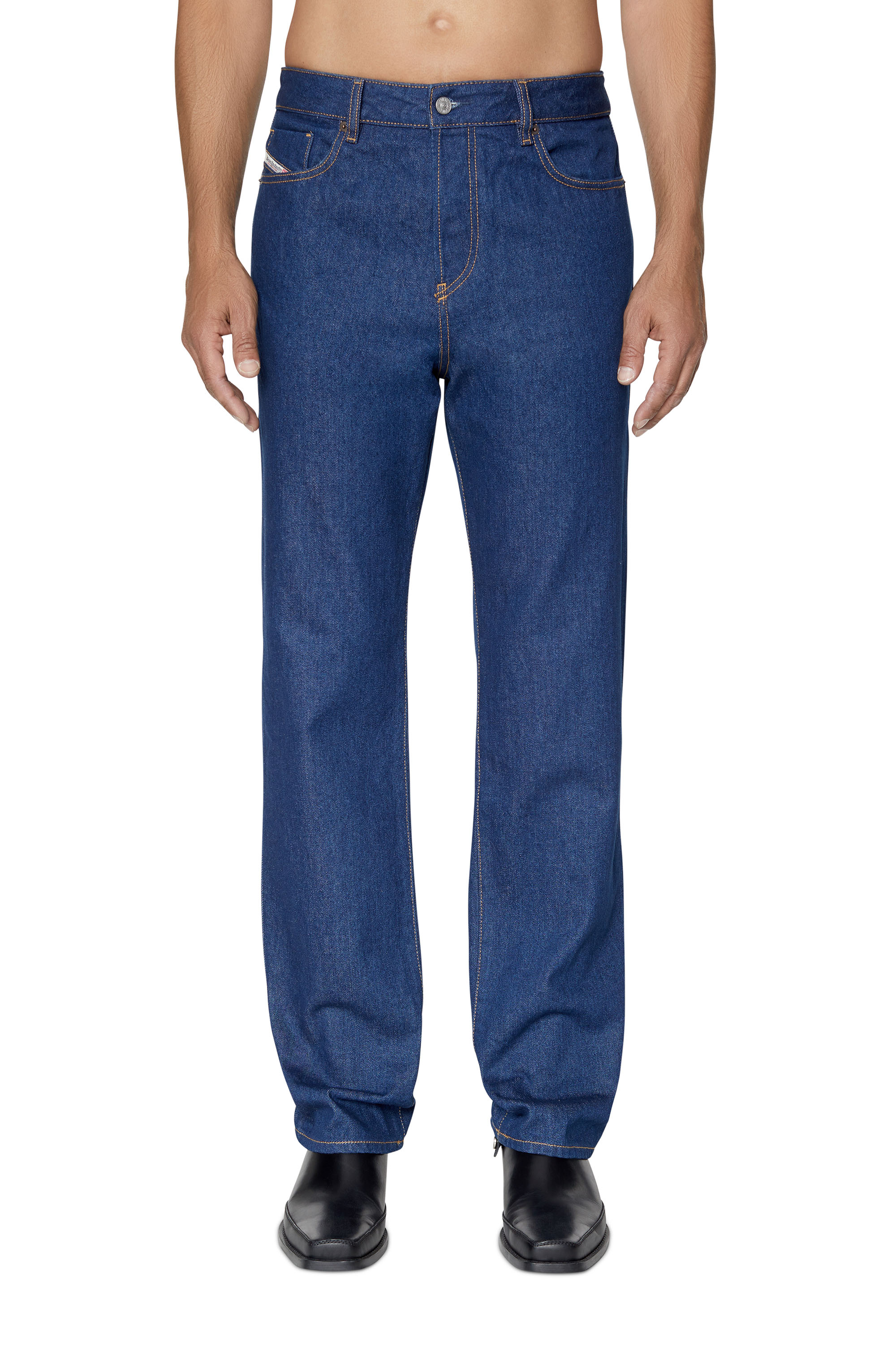 Diesel - 1955 D-Rekiv 007A5 Straight Jeans, Dark Blue - Image 1