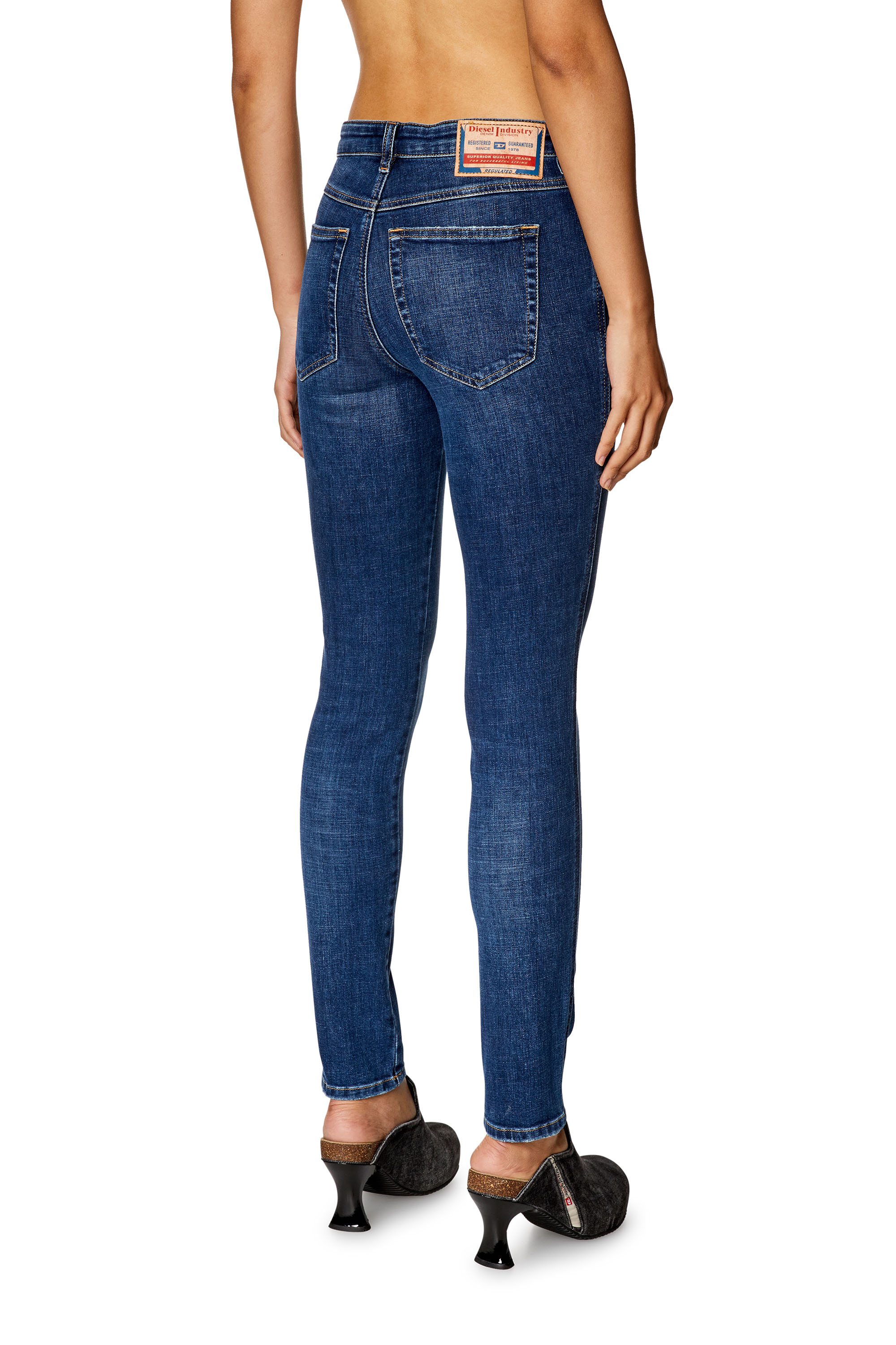 Diesel - Woman's Skinny Jeans 2015 Babhila 09H63, Dark Blue - 4