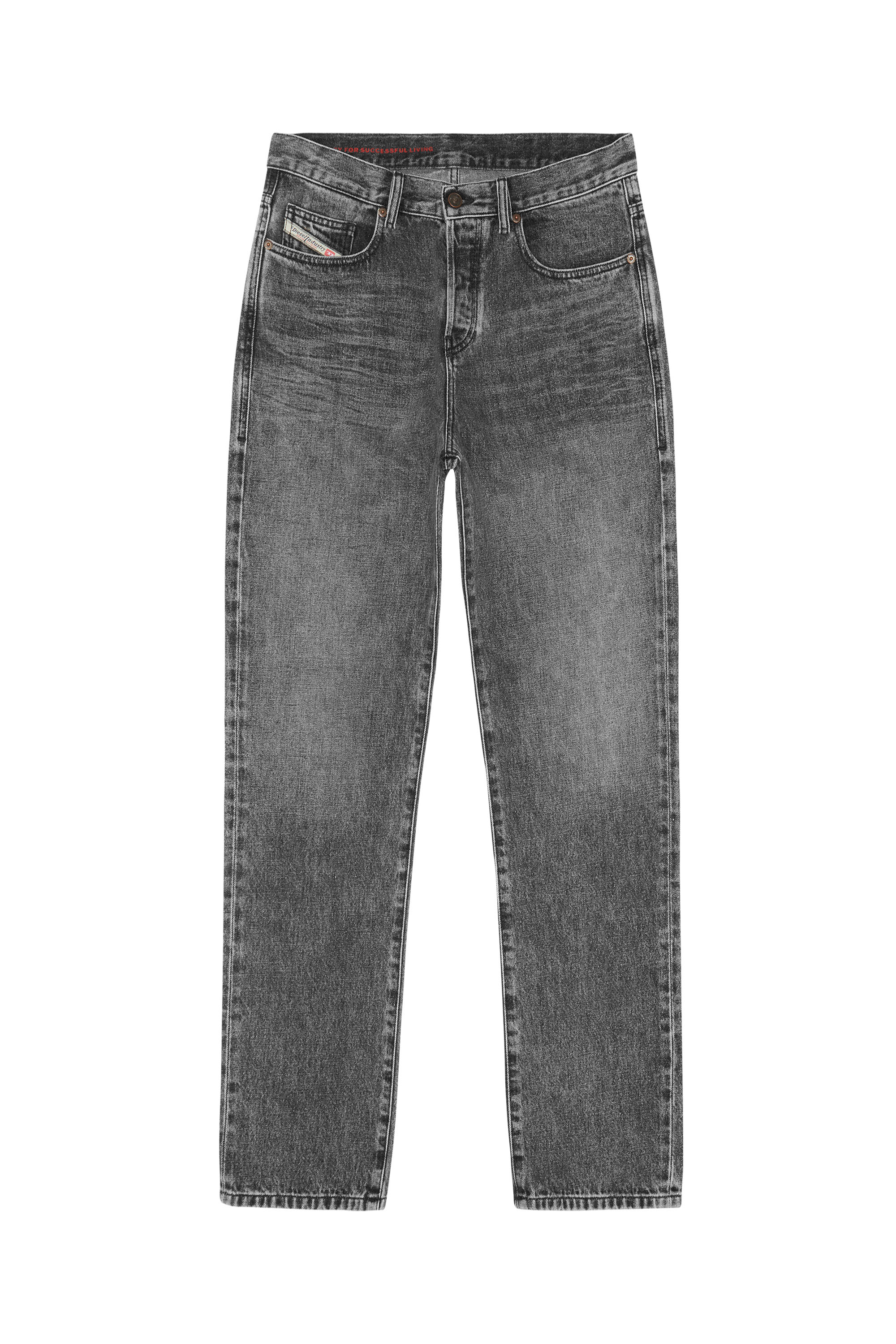 Diesel - 2020 D-Viker 007C4 Straight Jeans, Black/Dark grey - Image 6