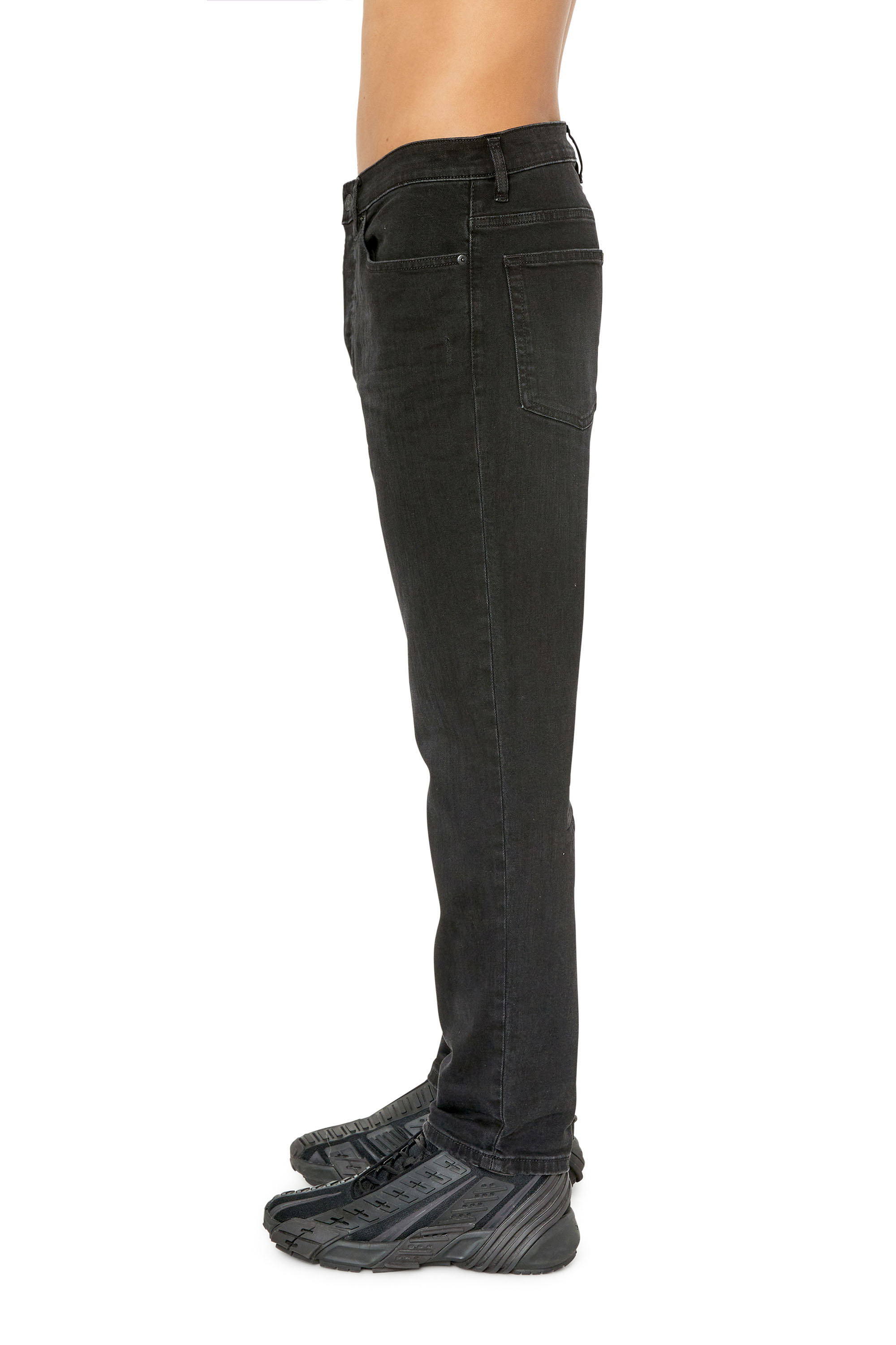Diesel - 2005 D-Fining 0TFAS Tapered Jeans, Black/Dark grey - Image 4