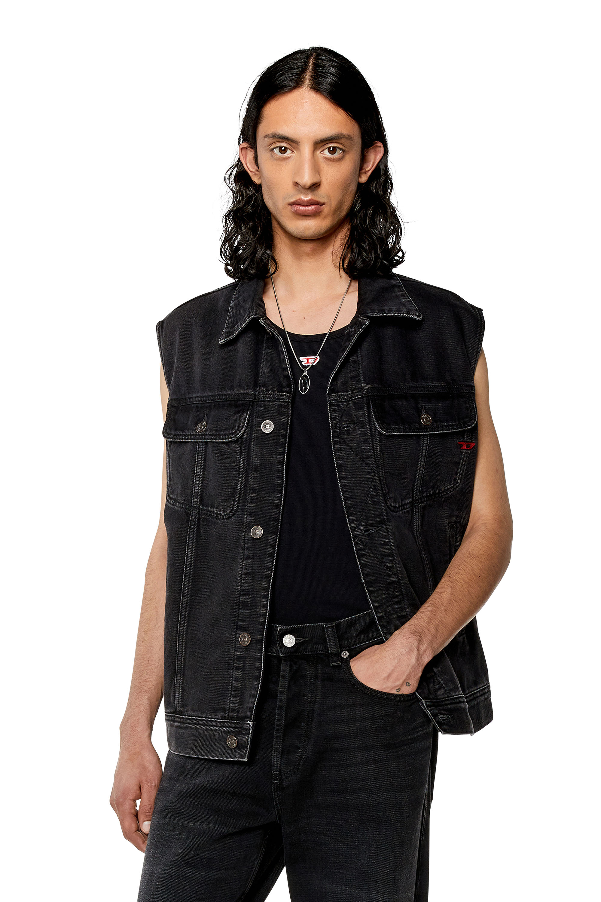 Diesel - D-BARCY-SM, Black/Dark grey - Image 1