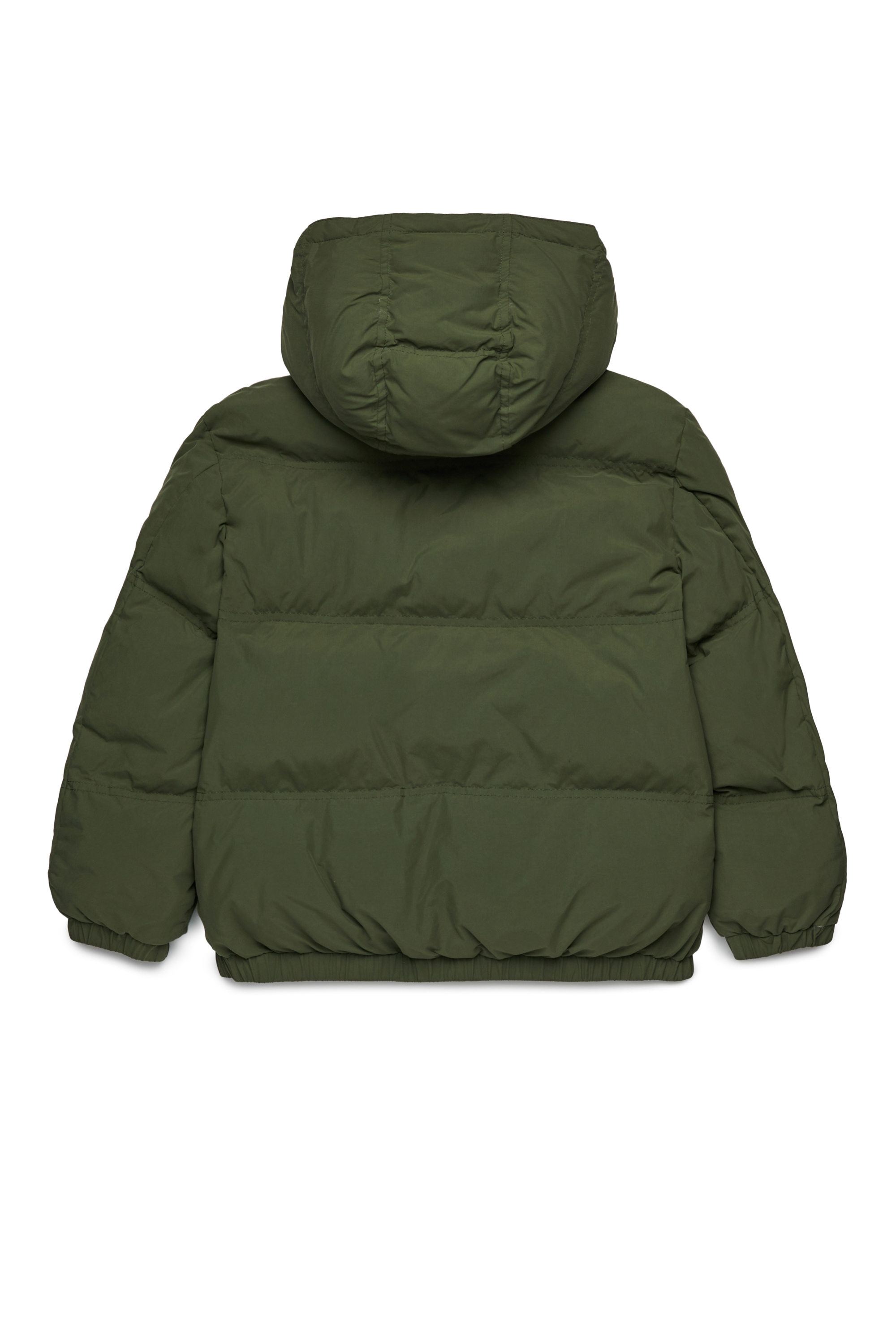 Diesel - JWRAVEEL, Unisex's Nylon jacket with hood in Green - 2