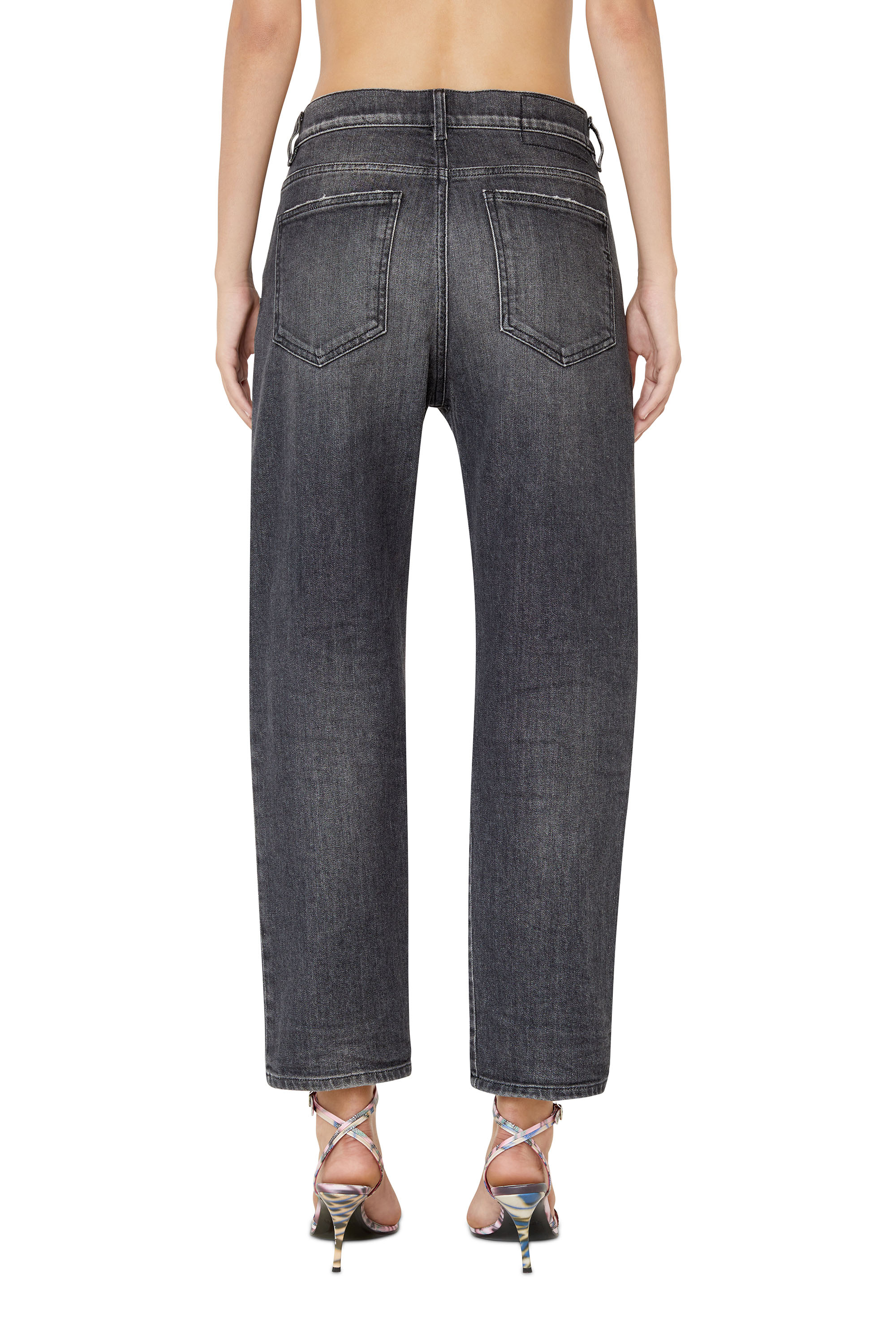 Diesel - 2016 D-Air 09E46 Boyfriend Jeans, Black/Dark grey - Image 2