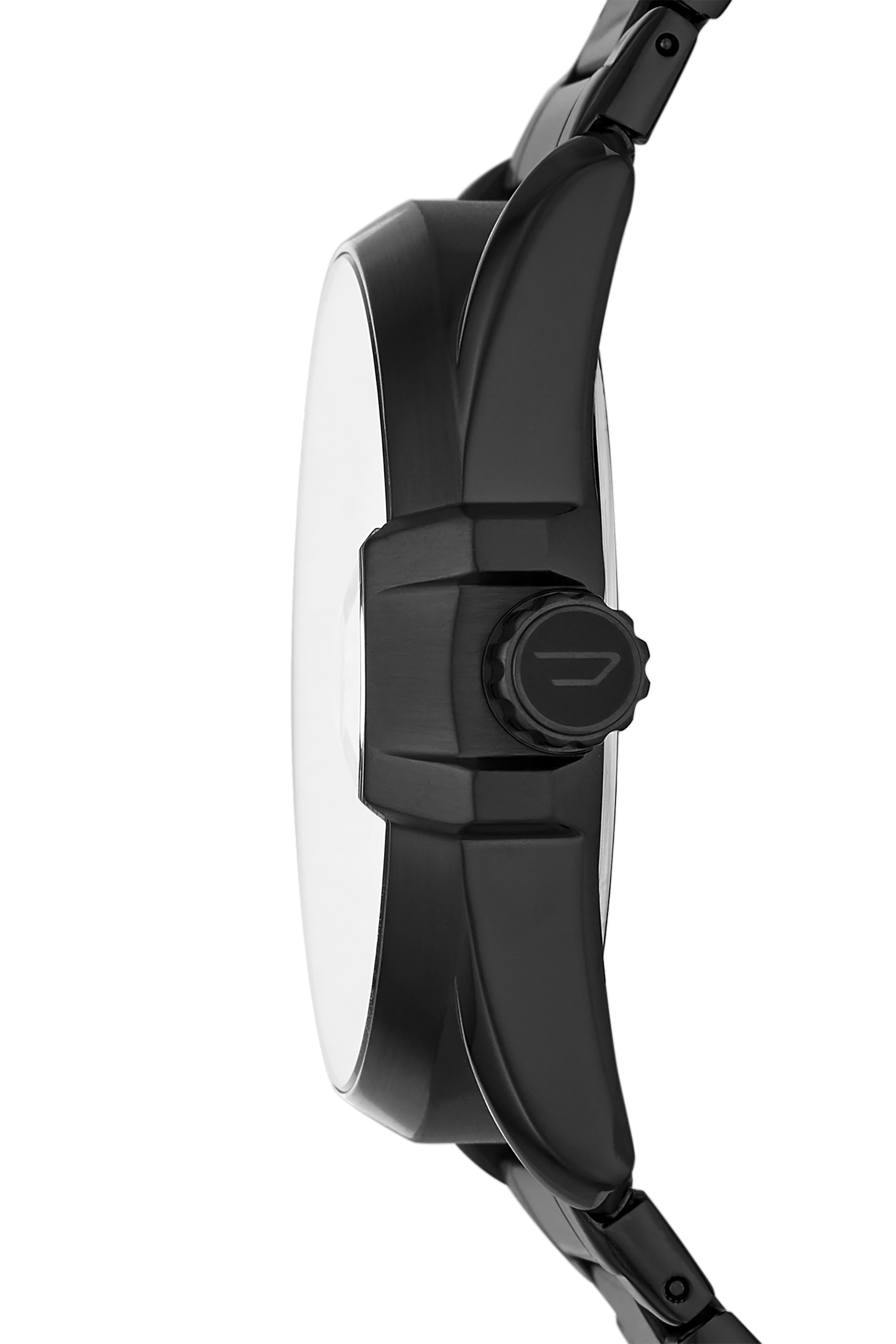 Diesel - DZ1904, Man's MS9 Three-Hand Black Stainless Steel Watch in Black - 3