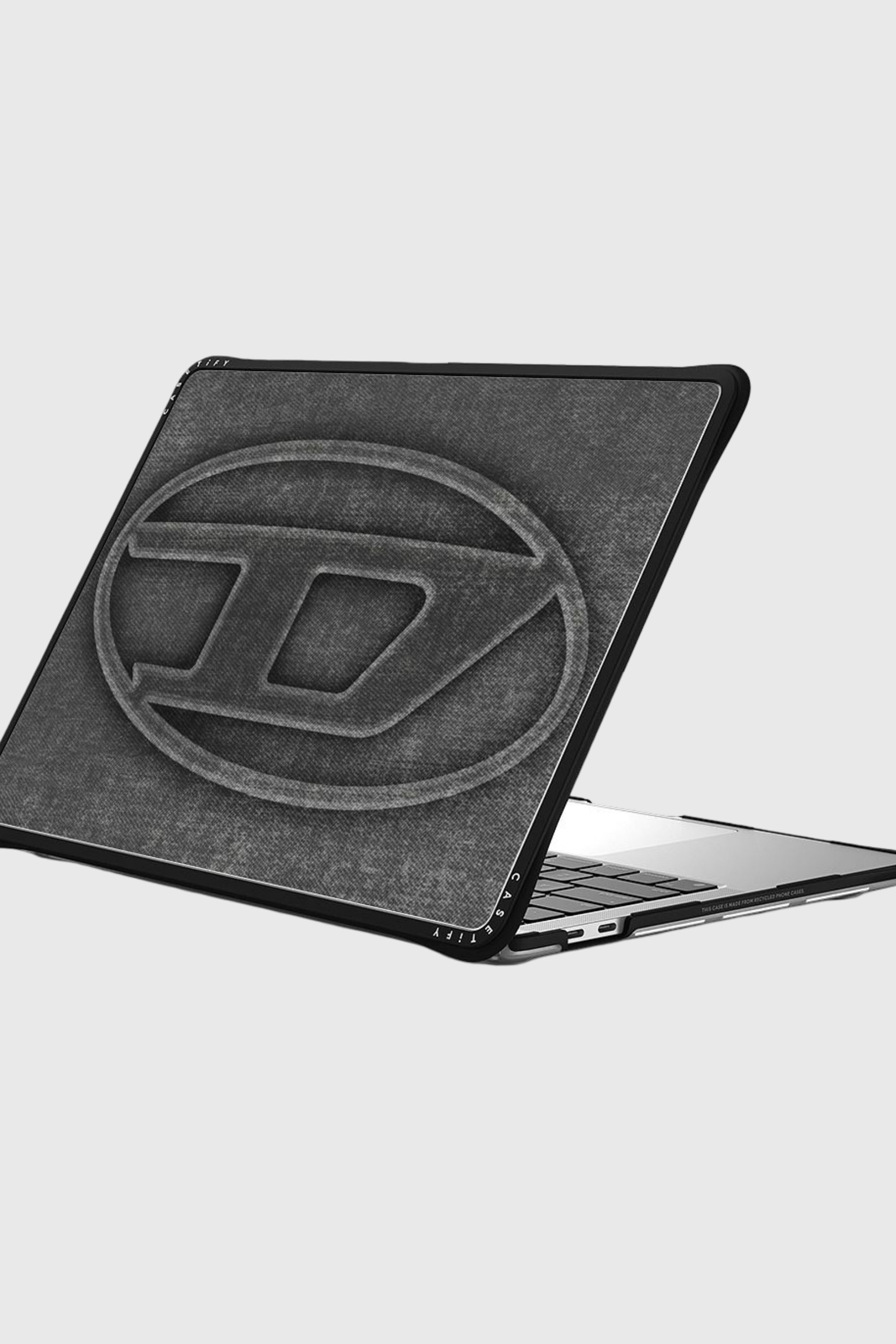 Diesel - 60619 MOULDED CASE, Unisex's Oval D impact case for Macbook 13" in Black - 1