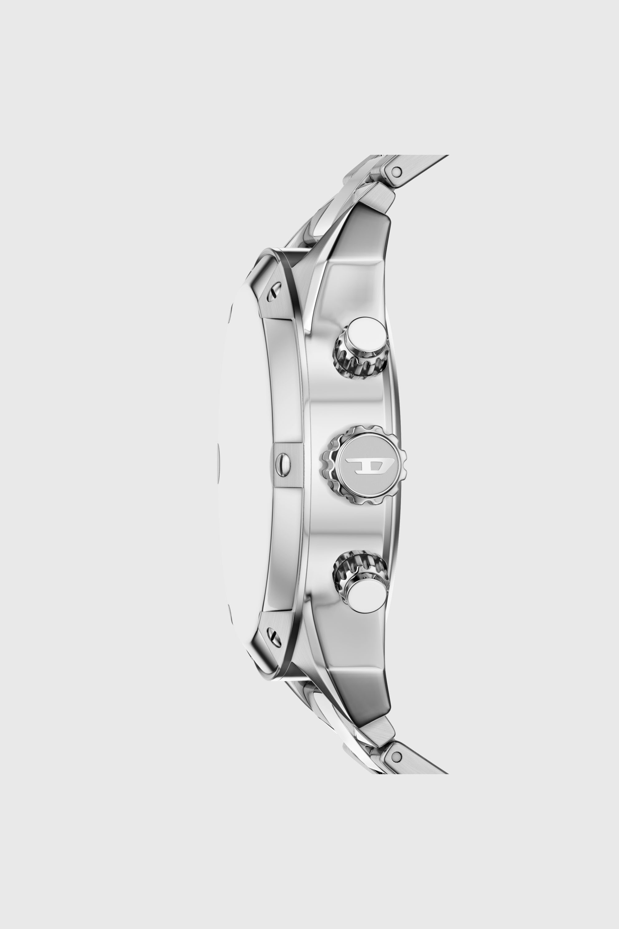 Diesel - DZ4709 WATCH, Man's Spiked Stainless Steel Watch in Silver - 3