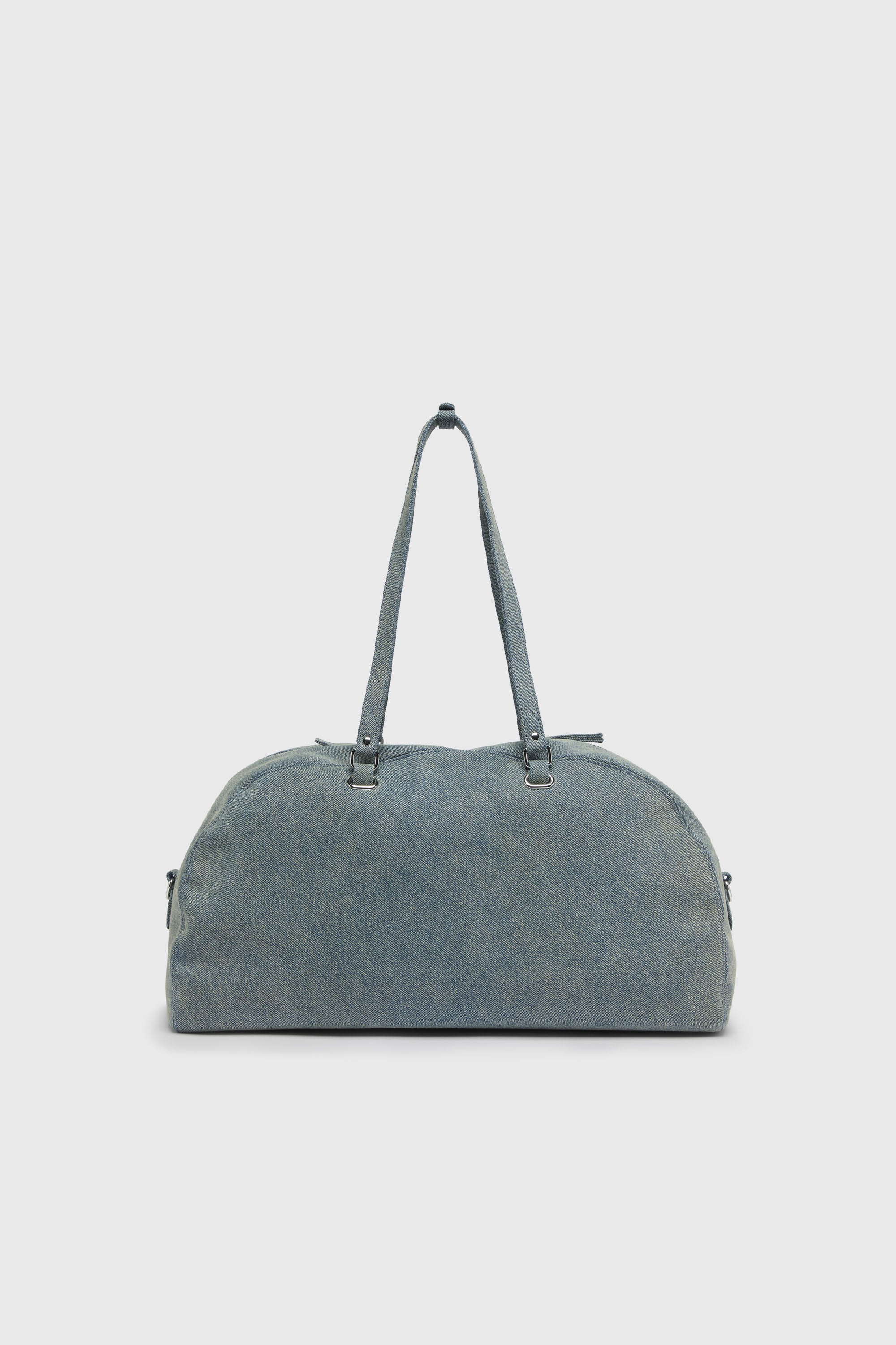 Diesel - 1DR DOME SOFT DUFFLE XL, Unisex's 1DR Dome-Duffle bag in denim with Oval D logo in Light Blue - 2