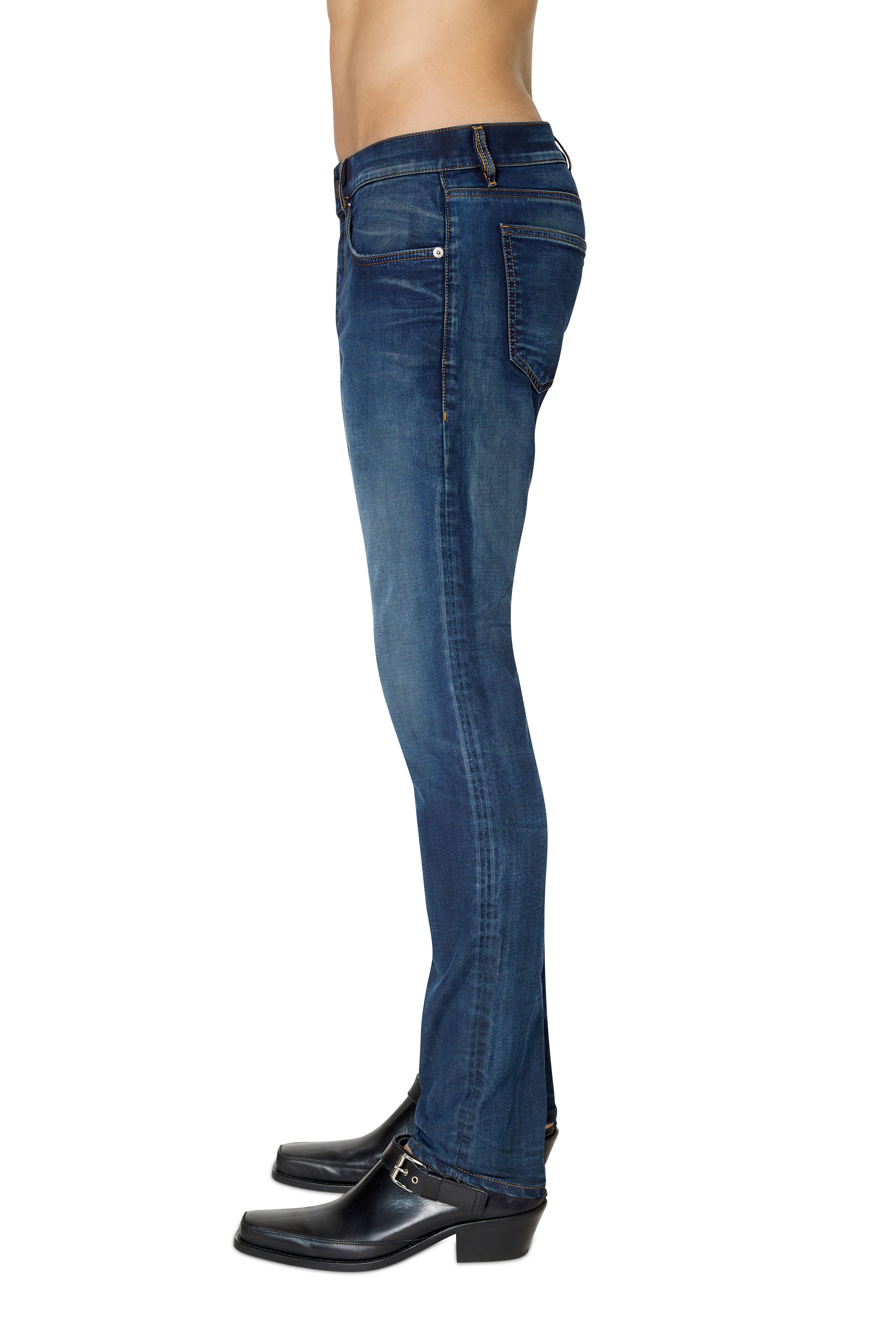 Diesel - D-Strukt JoggJeans® 068BC Slim, Dark Blue - Image 4