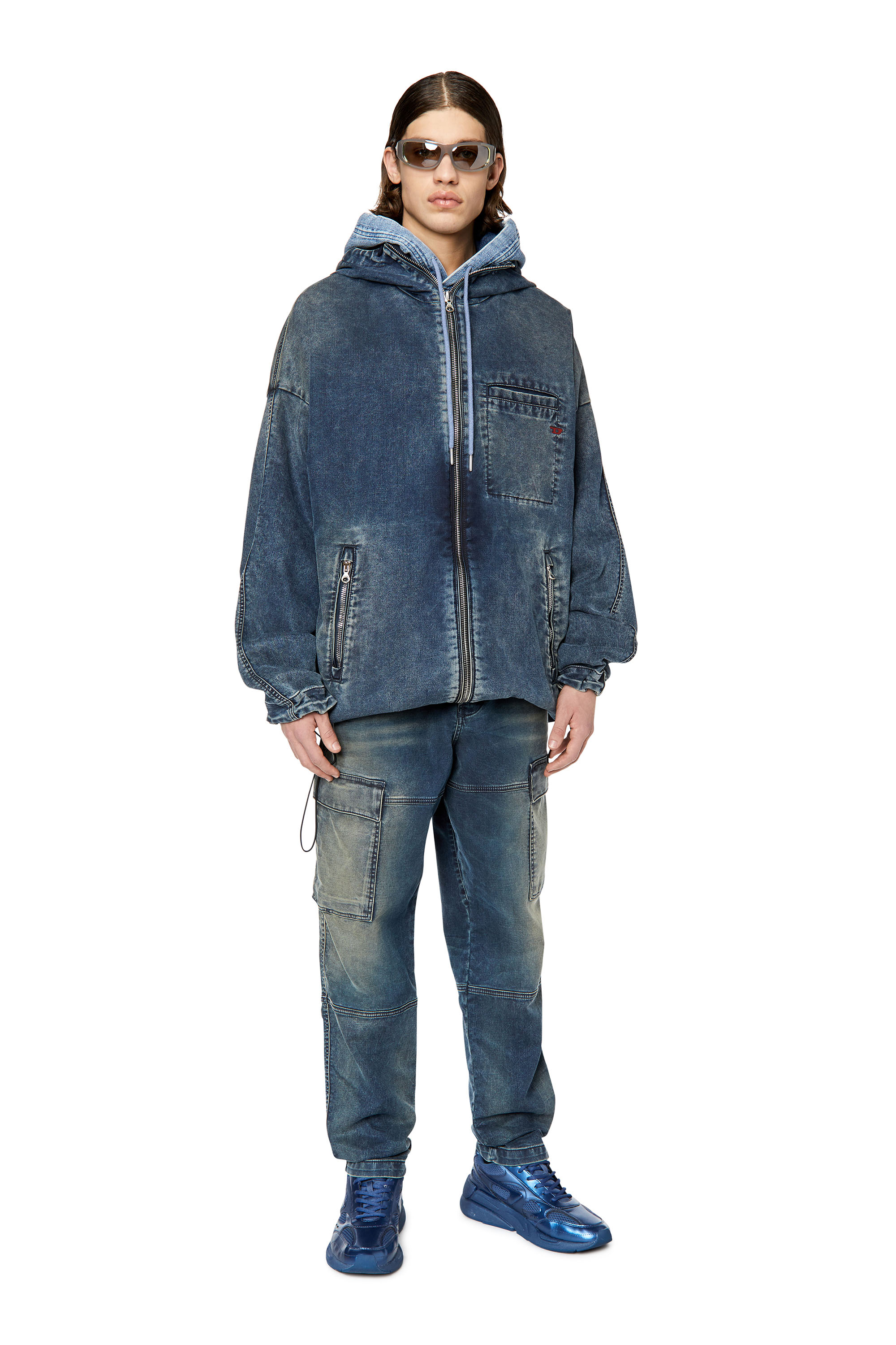 Diesel - Krooley JoggJeans® 068DS Tapered, Dark Blue - Image 4