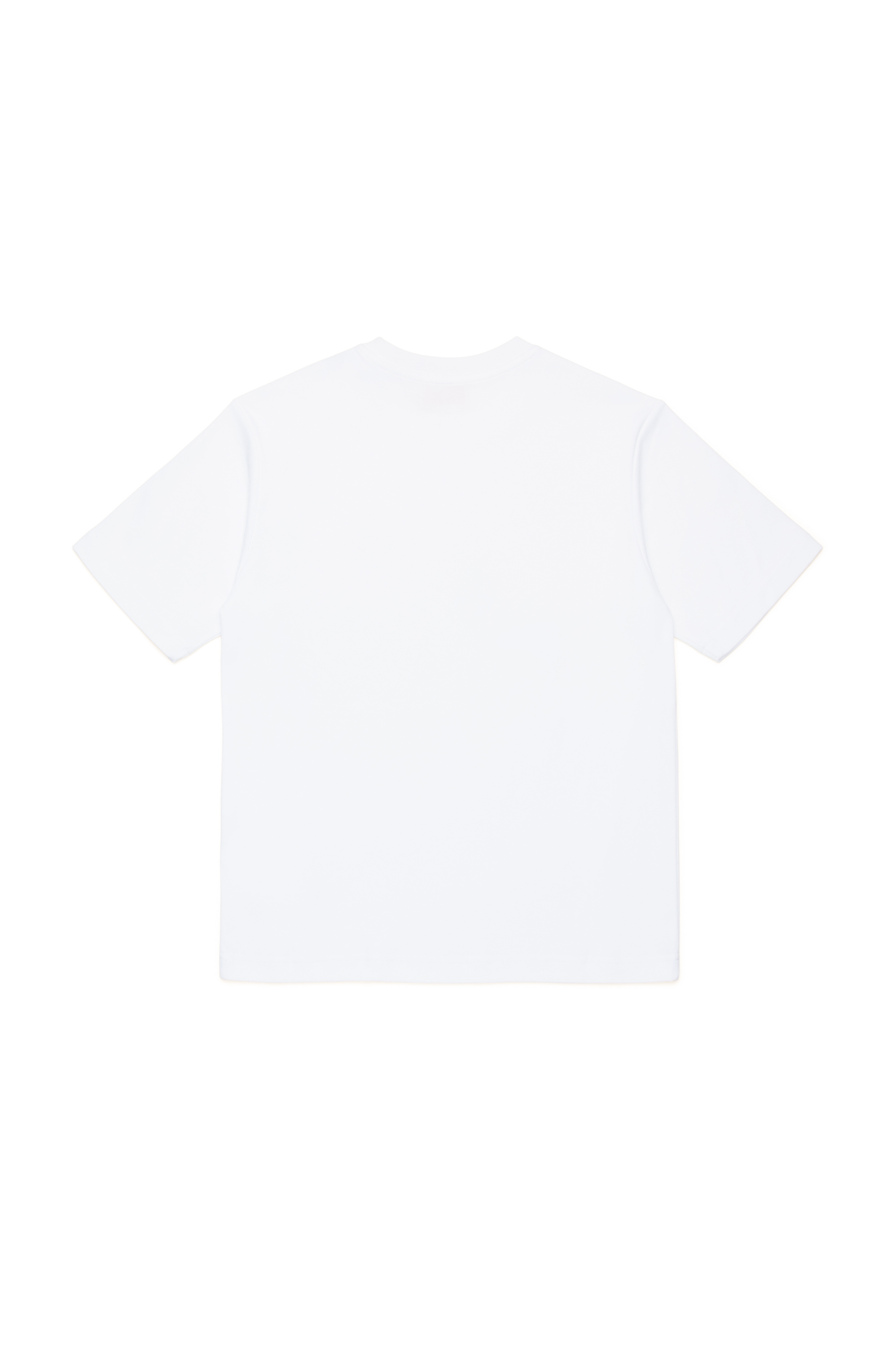 Diesel - TJUSTDOVALPJ OVER, Man's T-shirt in organic cotton in White - 2