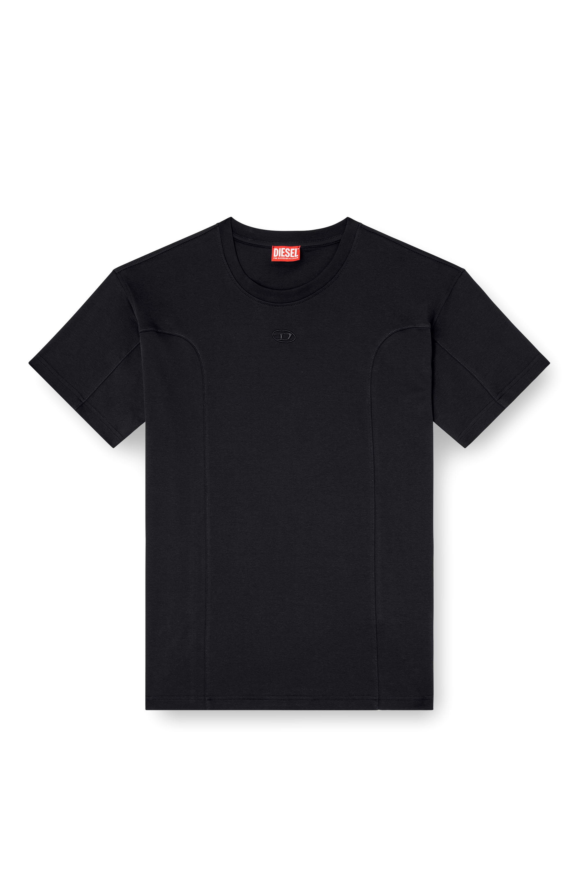 Diesel - T-NORM-INT, Man's Short-sleeve T-shirt with panels in null - 3