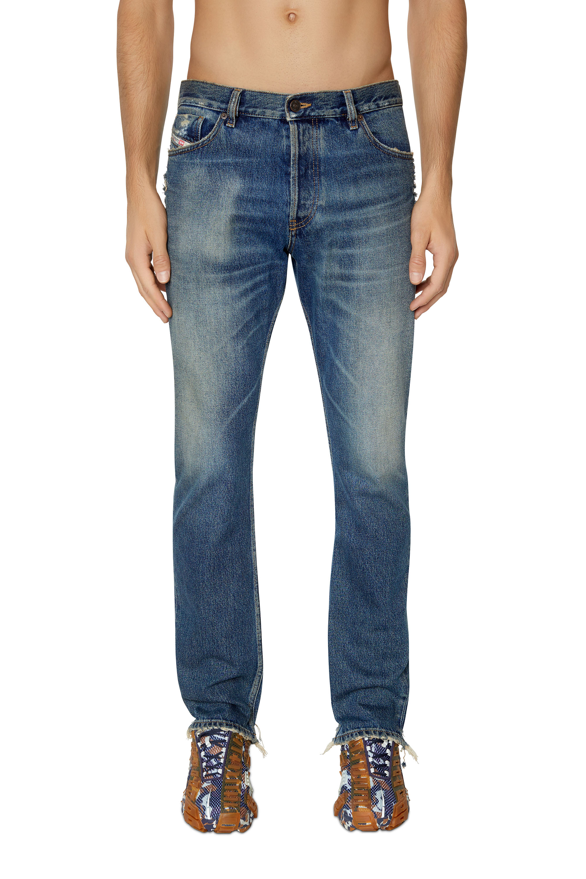 Diesel - 1995 D-Sark 09D93 Straight Jeans, Dark Blue - Image 1