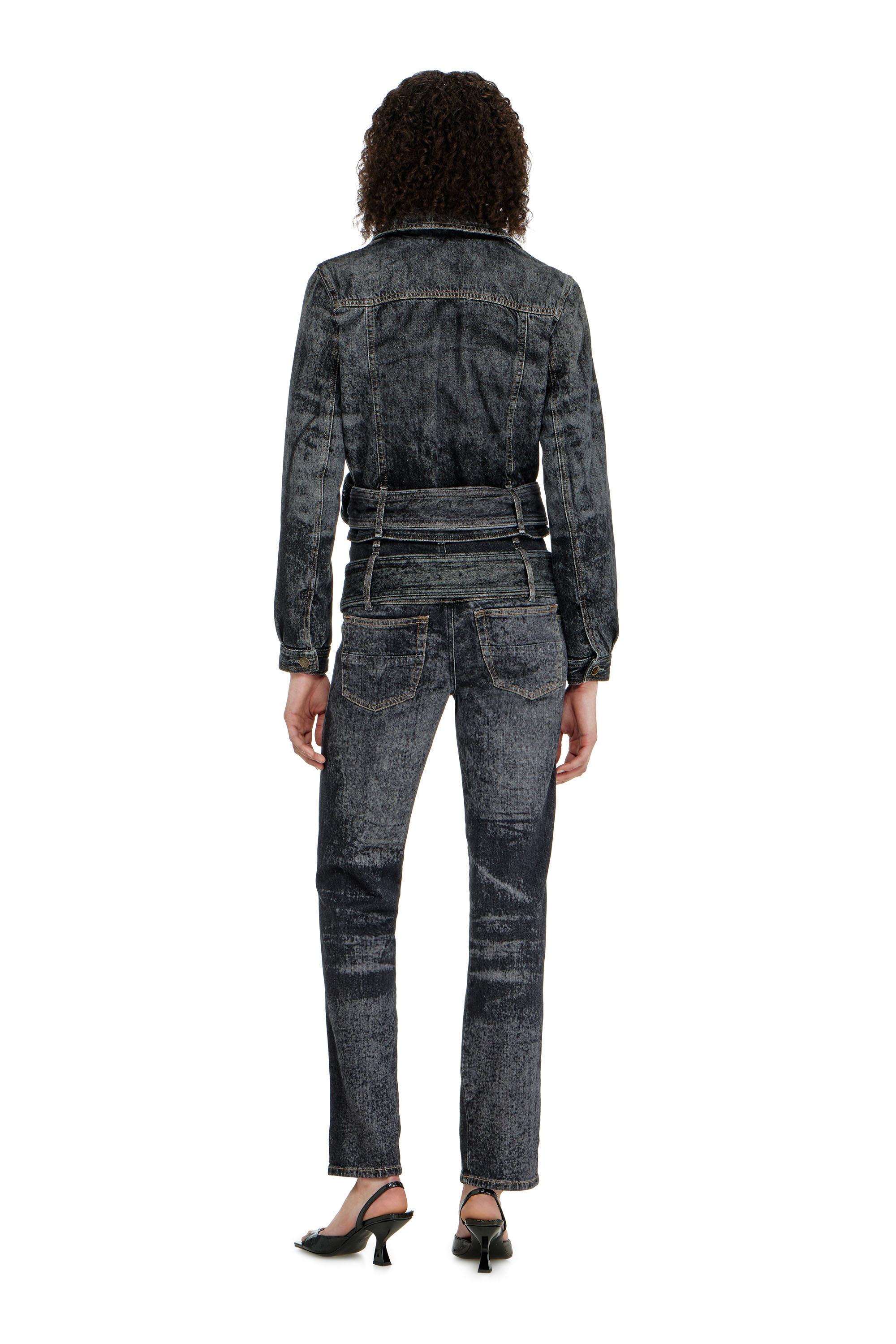 Diesel - Woman's Slim Jeans D-Gorina 09Q30, Black/Dark grey - 3