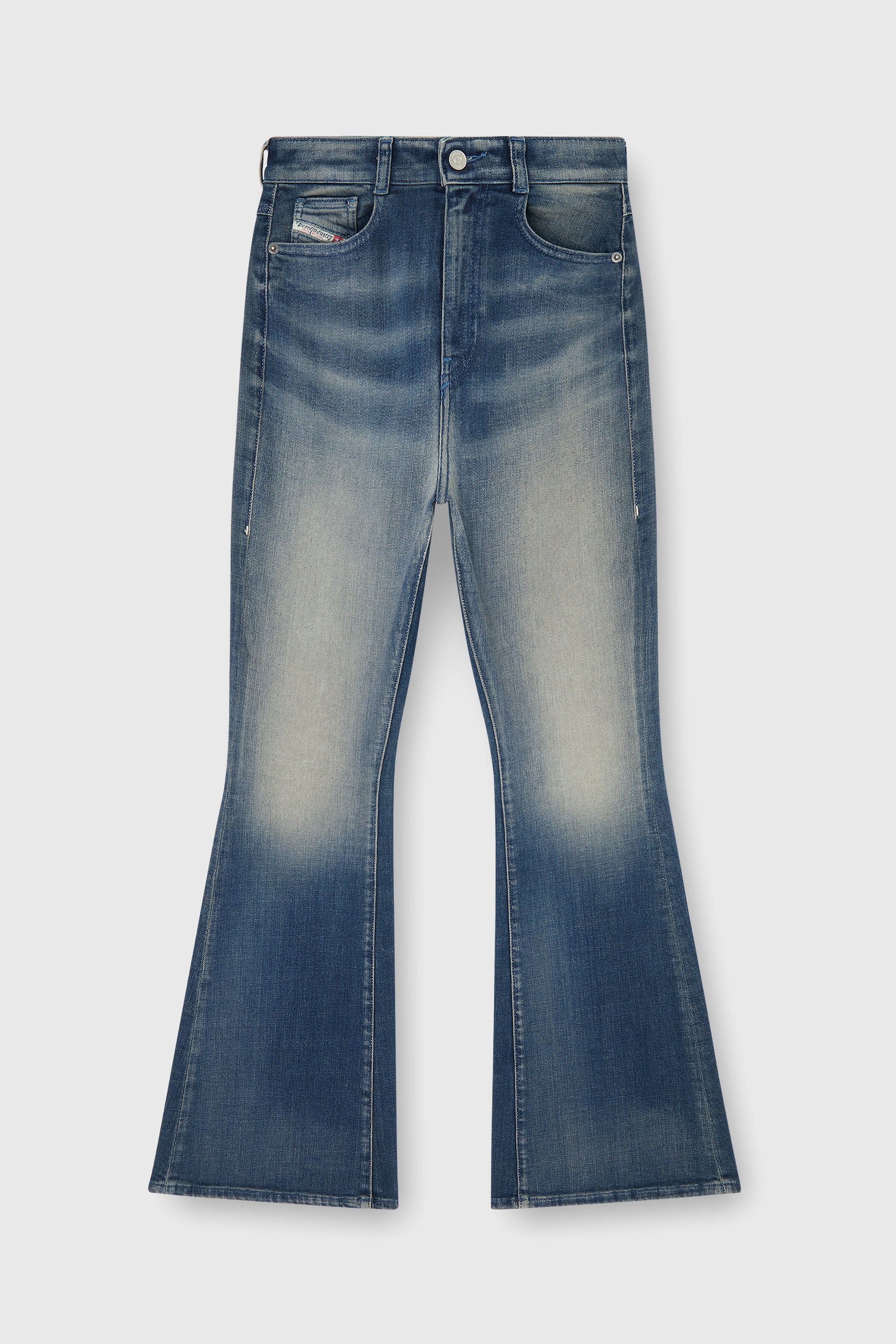 Diesel - Woman's Bootcut Jeans 1973 D-Partt 09P67, Dark Blue - 2