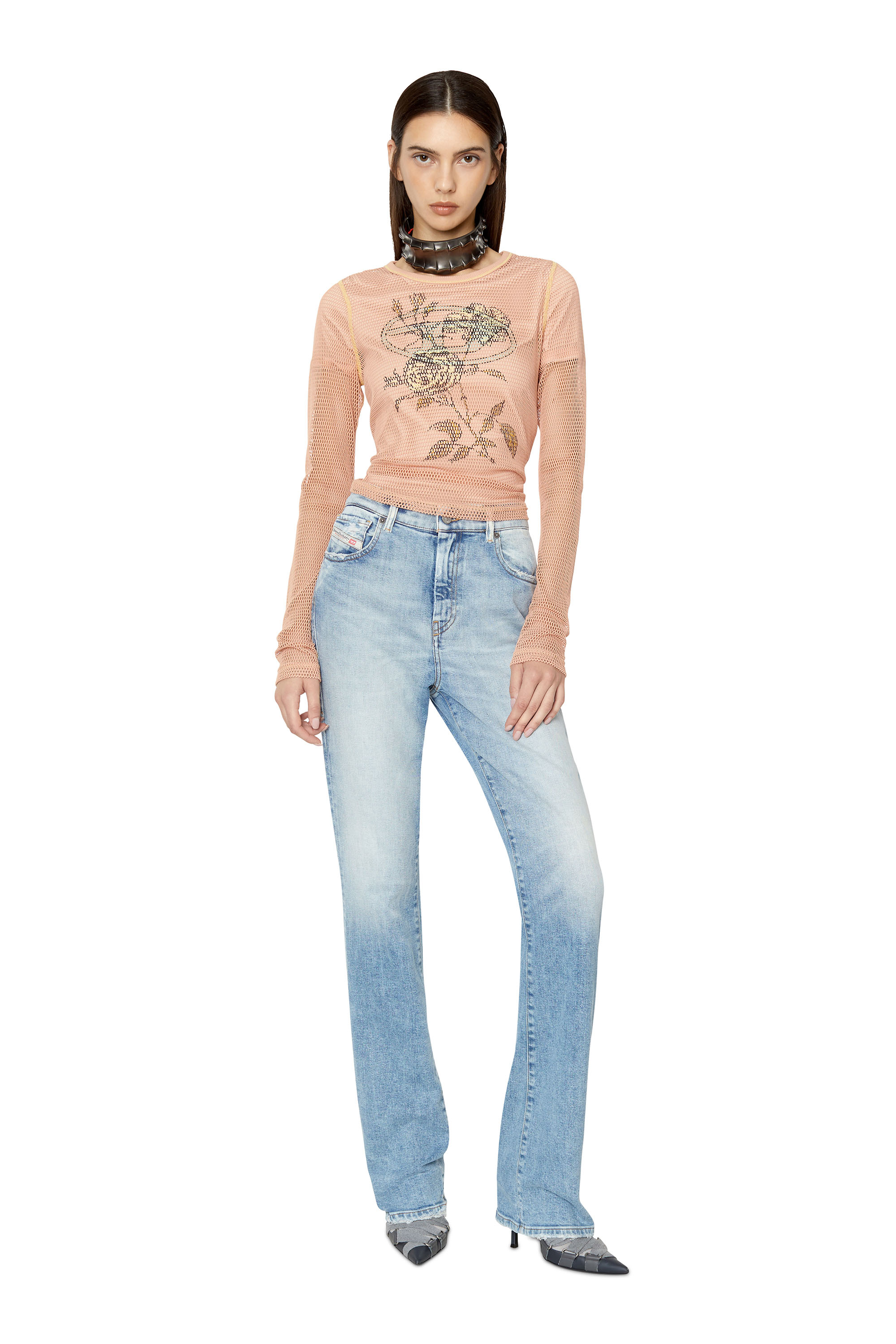 Diesel - Bootcut and Flare Jeans 2003 D-Escription 09E67, Light Blue - Image 5