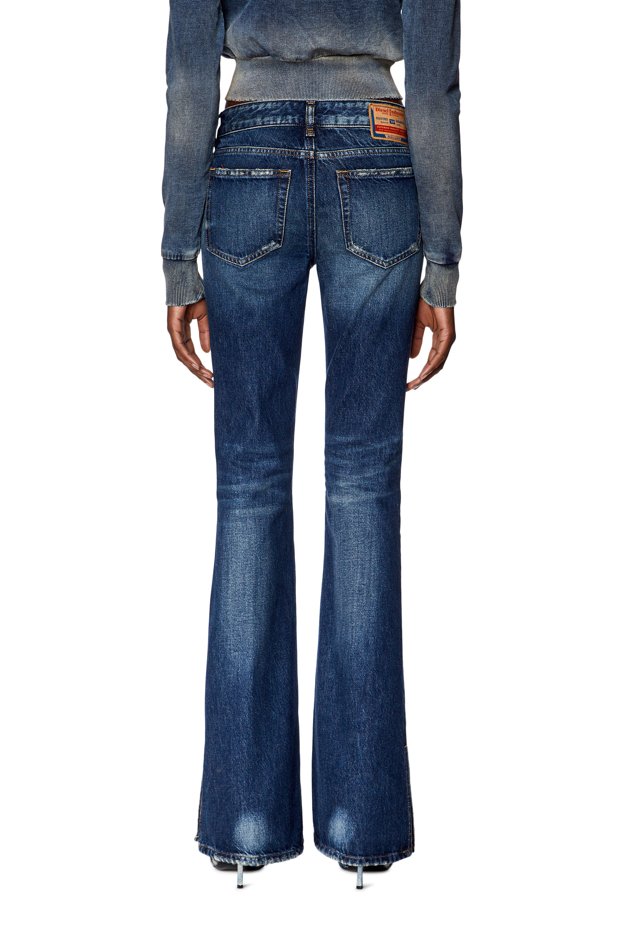 Diesel - Bootcut and Flare Jeans 1969 D-Ebbey 09G92, Dark Blue - Image 2