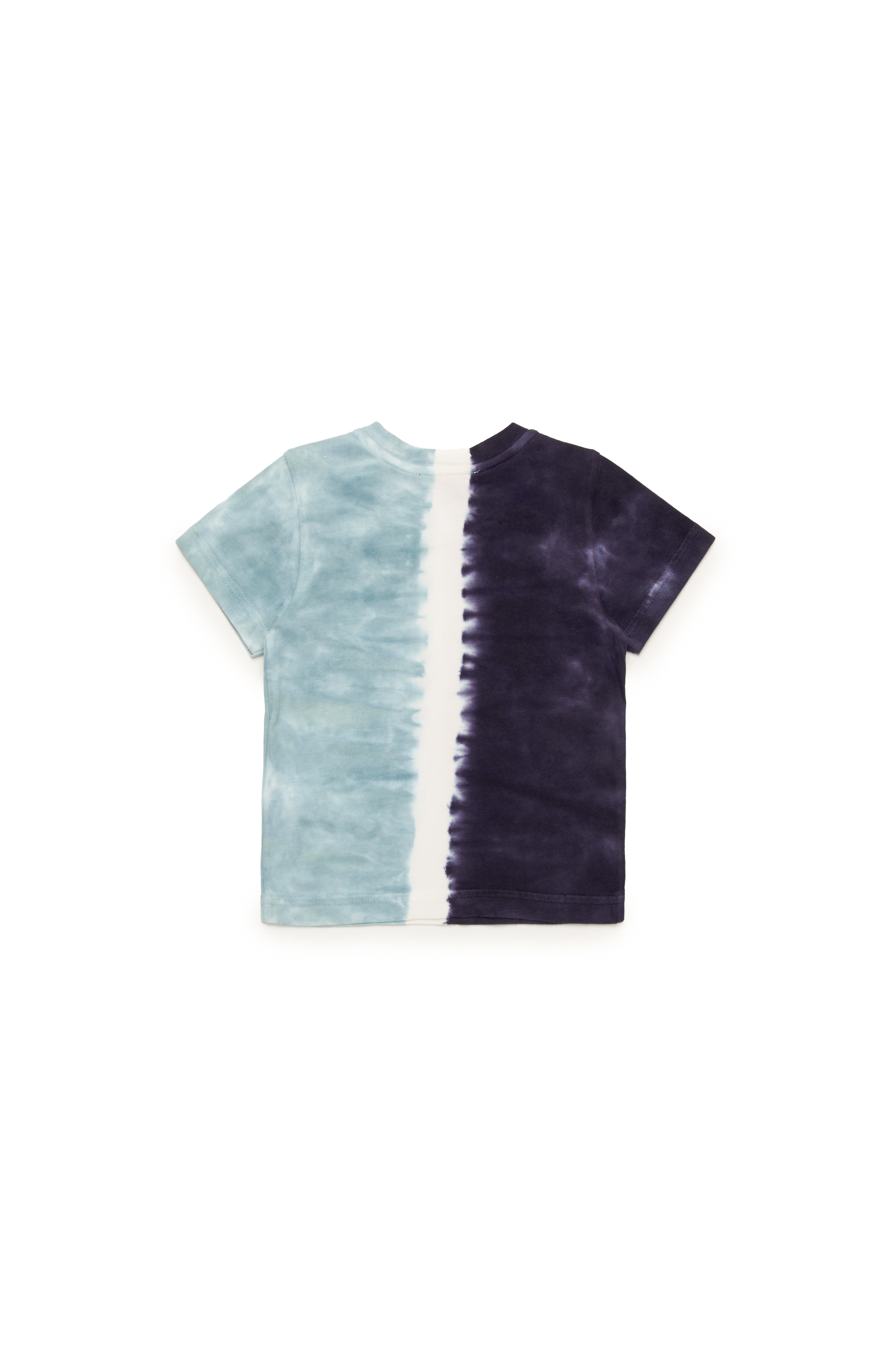 Diesel - TKITEB, Man's Dip-dye T-shirt with d&eacute;grad&eacute; logo in Blue - 2
