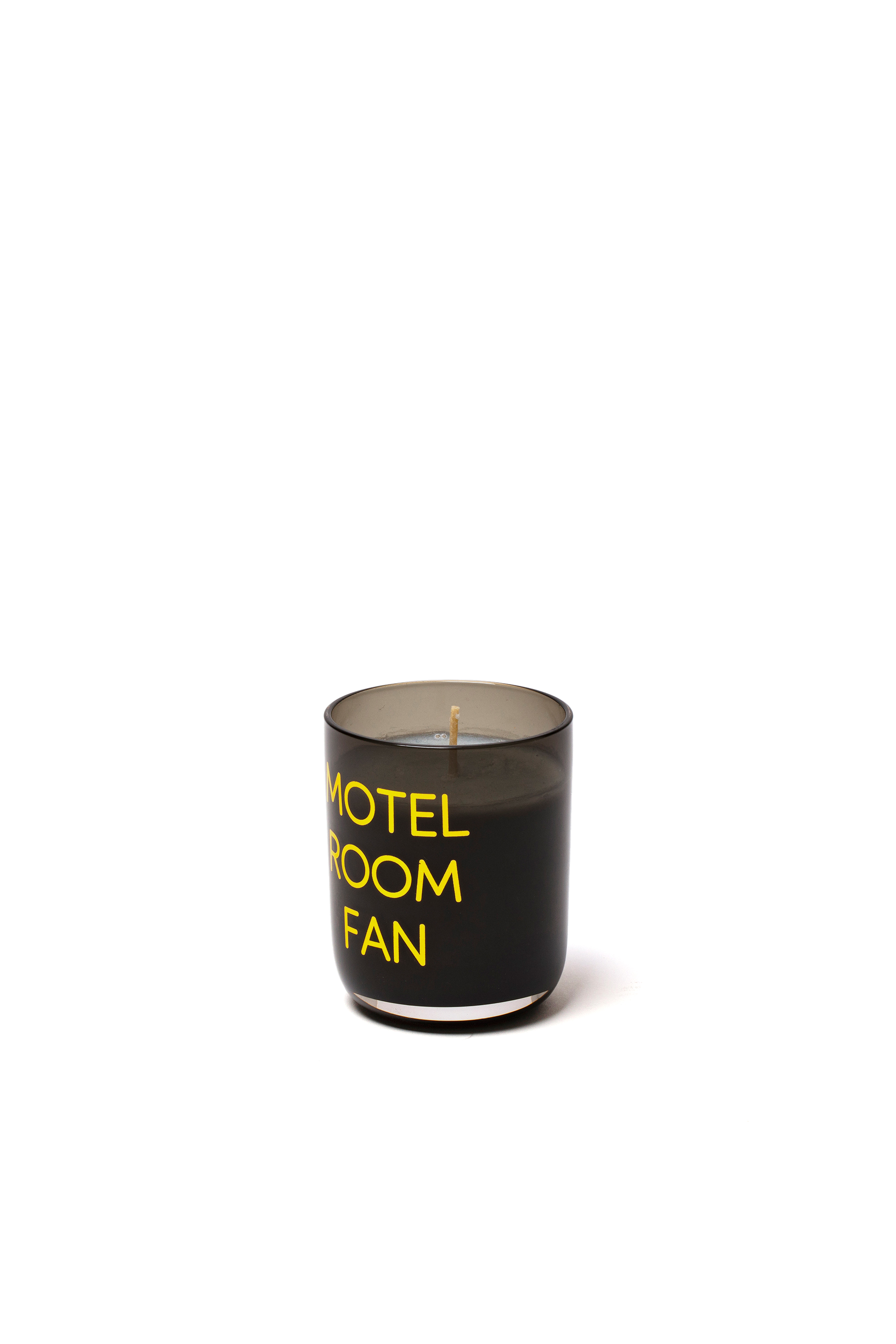 Diesel - 11171 HOME SCENTS, Unisex's Candle in glass jar "memories-motel room fan" in Black/Yellow - 2