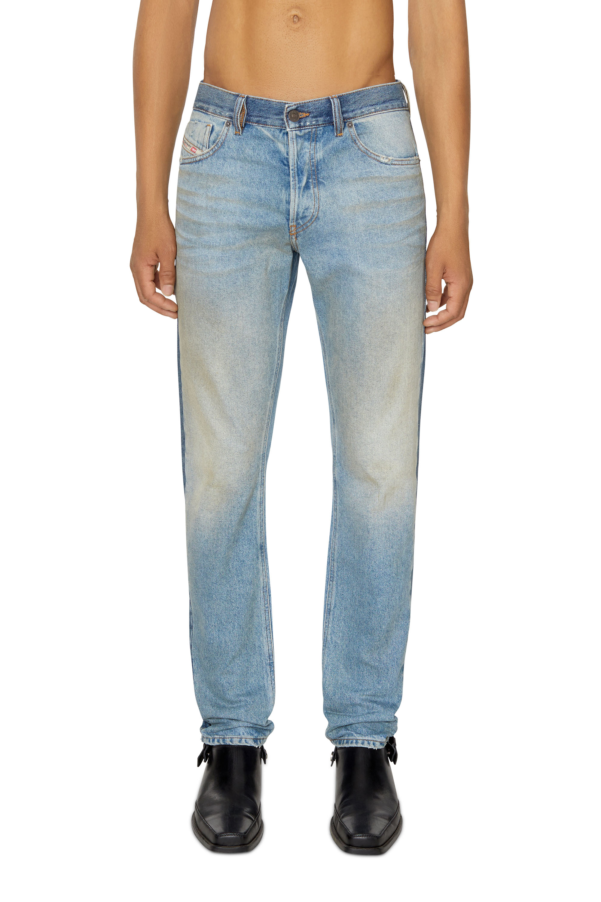 Diesel - 1995 D-Sark 09E21 Straight Jeans, Light Blue - Image 1