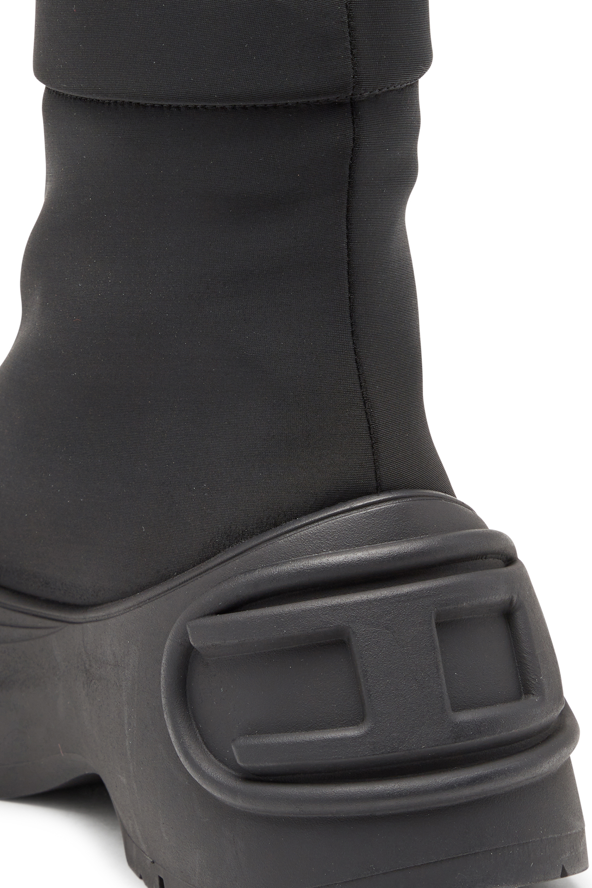 D-DONALD CH, Black Diesel - D-DONALD CH, Man's D-Donald-Rubber-trimmed ankle boots in Black - 6