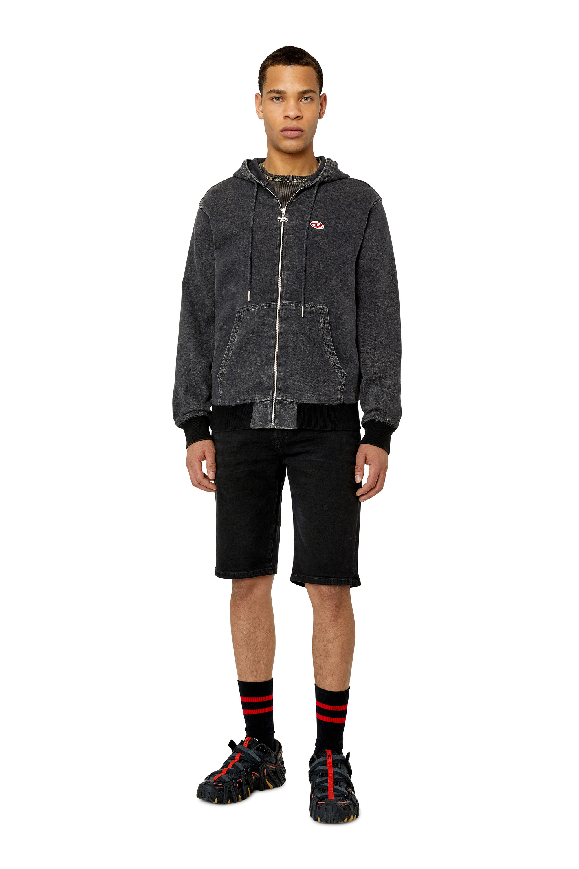 Diesel - SLIM-SHORT, Black/Dark grey - Image 4