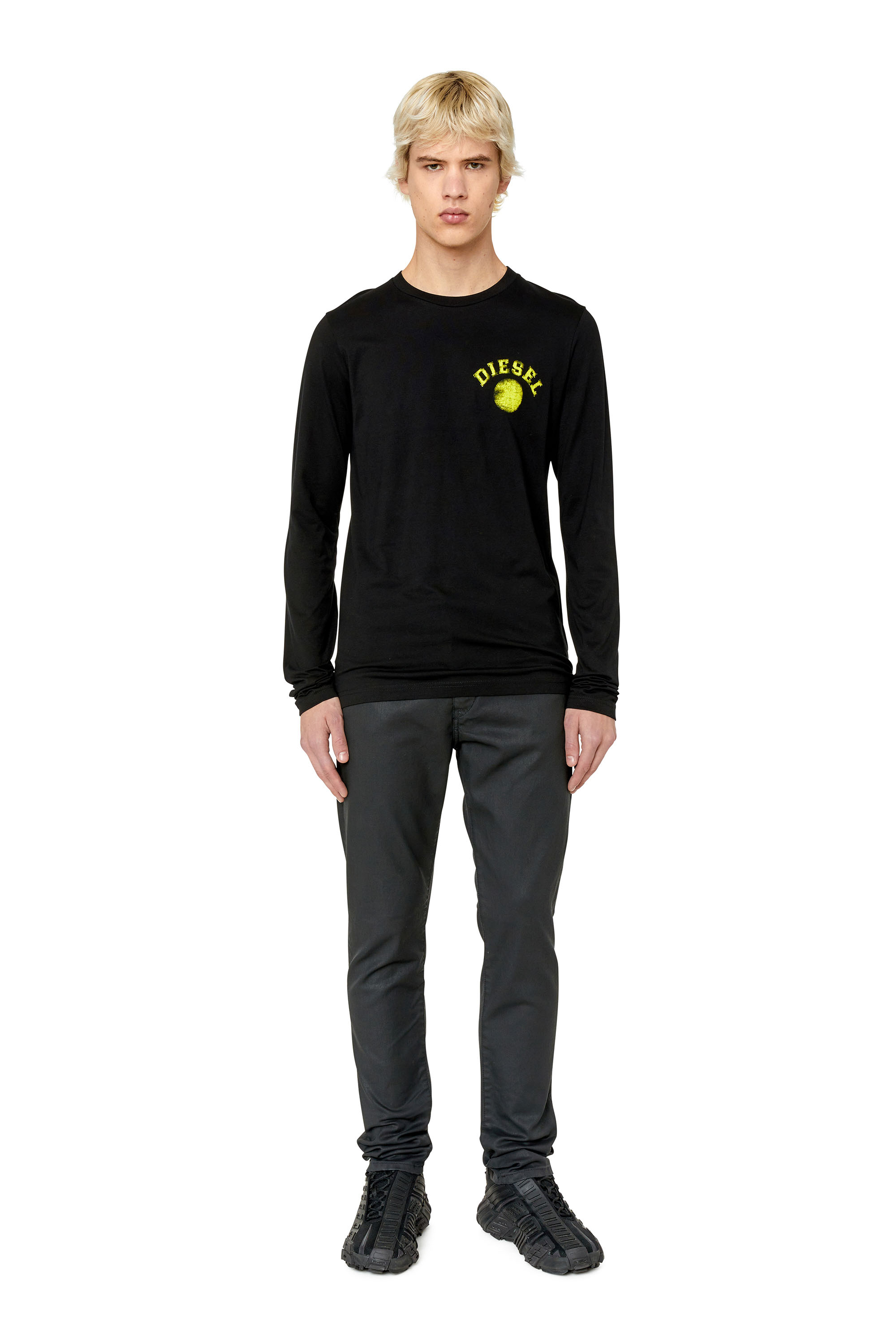 Diesel - D-Strukt JoggJeans® 068CP Slim, Black/Dark grey - Image 4