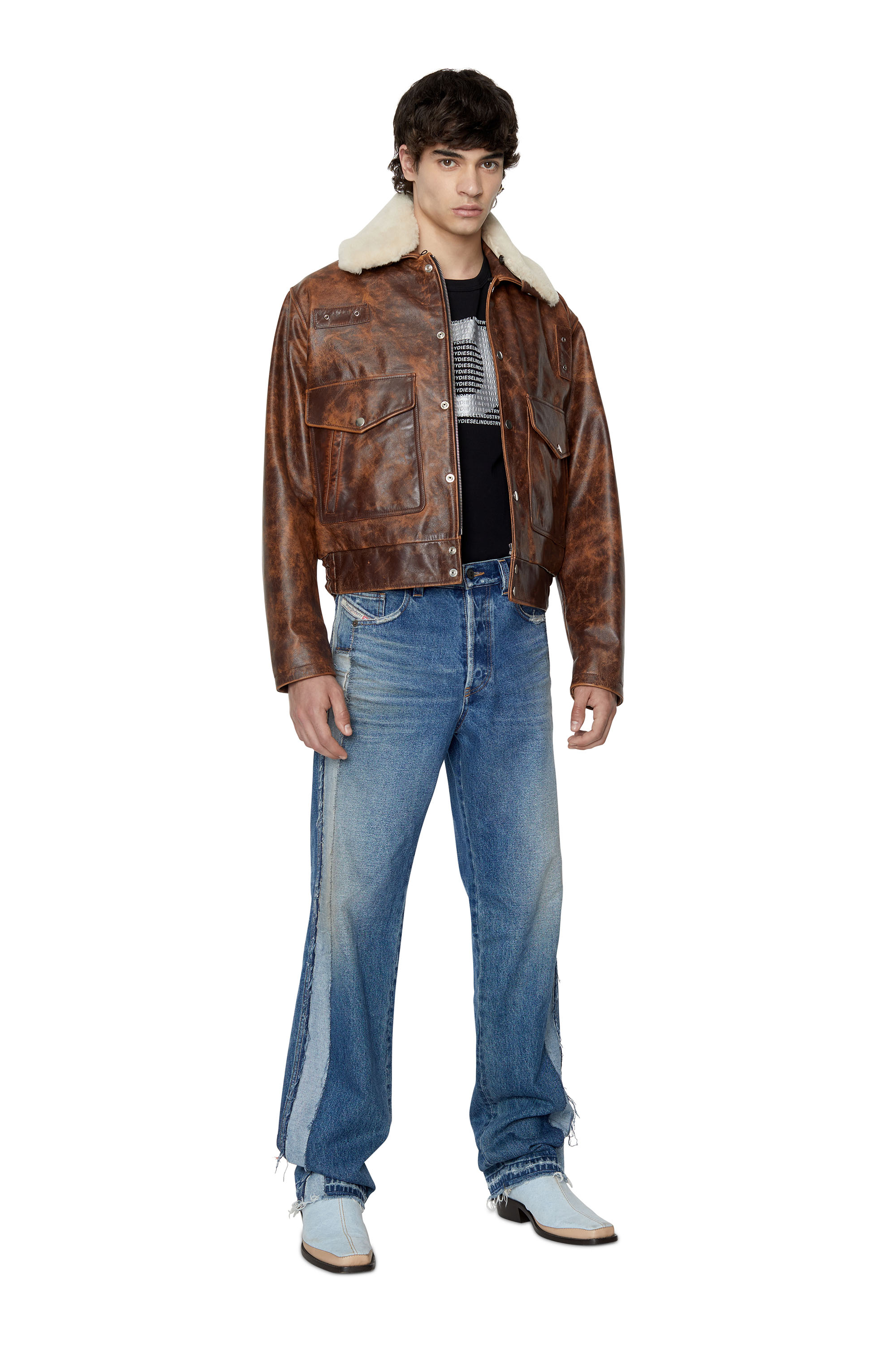 Diesel - 2010 D-Macs 09E23 Straight Jeans, Medium blue - Image 5