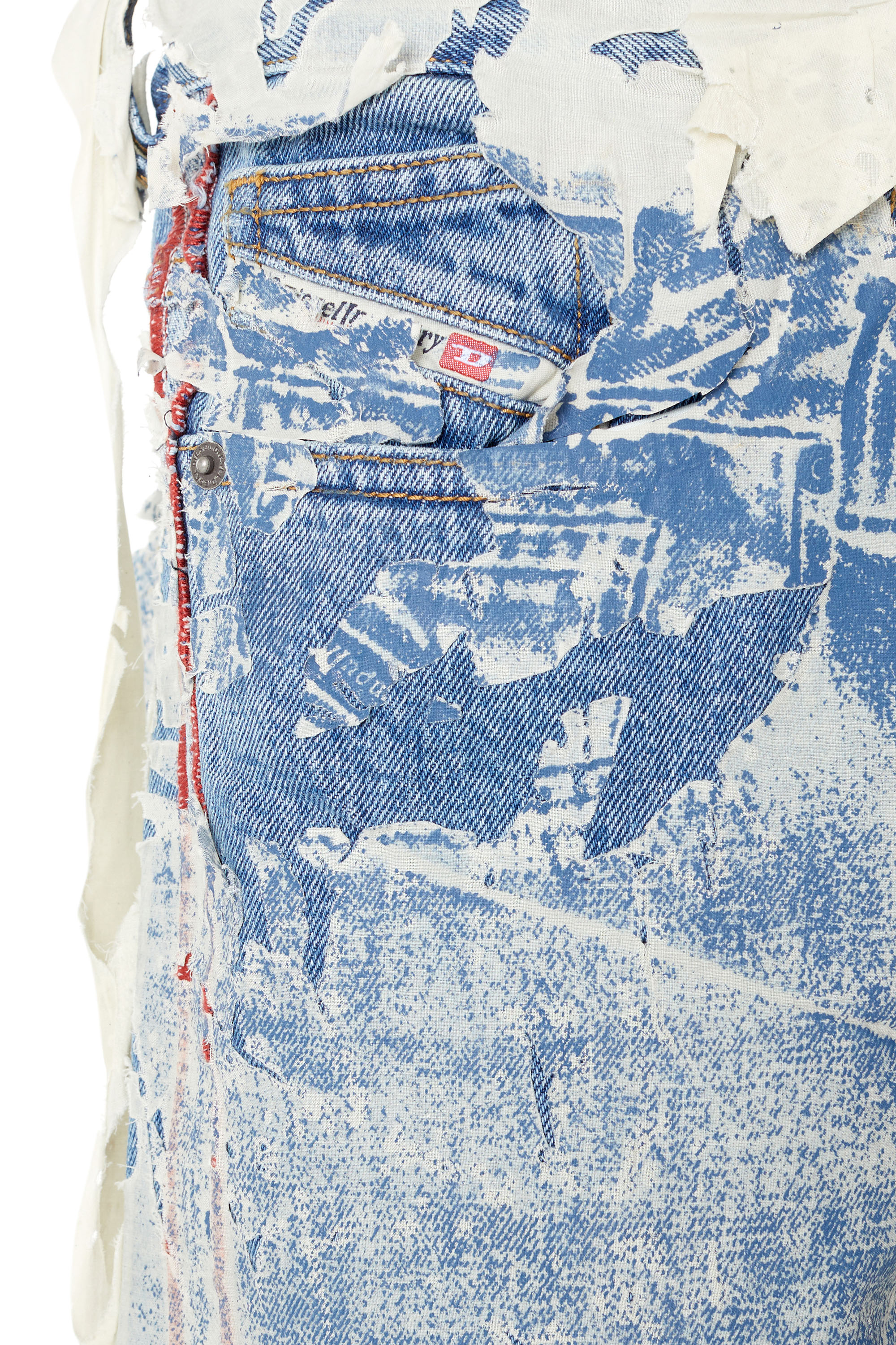 Diesel - 2010 D-Macs 007K3 Straight Jeans, Light Blue - Image 3