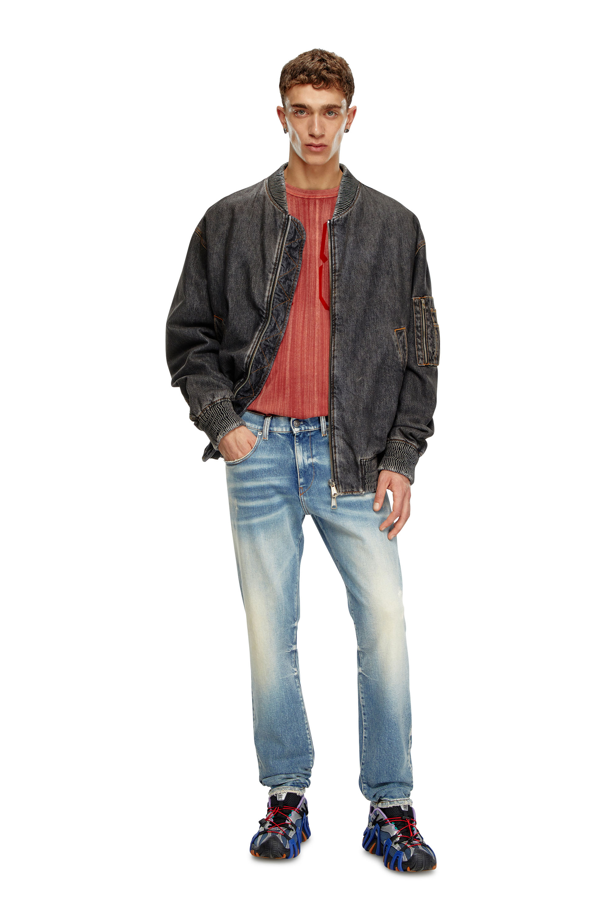 Diesel - Slim Jeans 2019 D-Strukt 007V8, Medium blue - Image 4