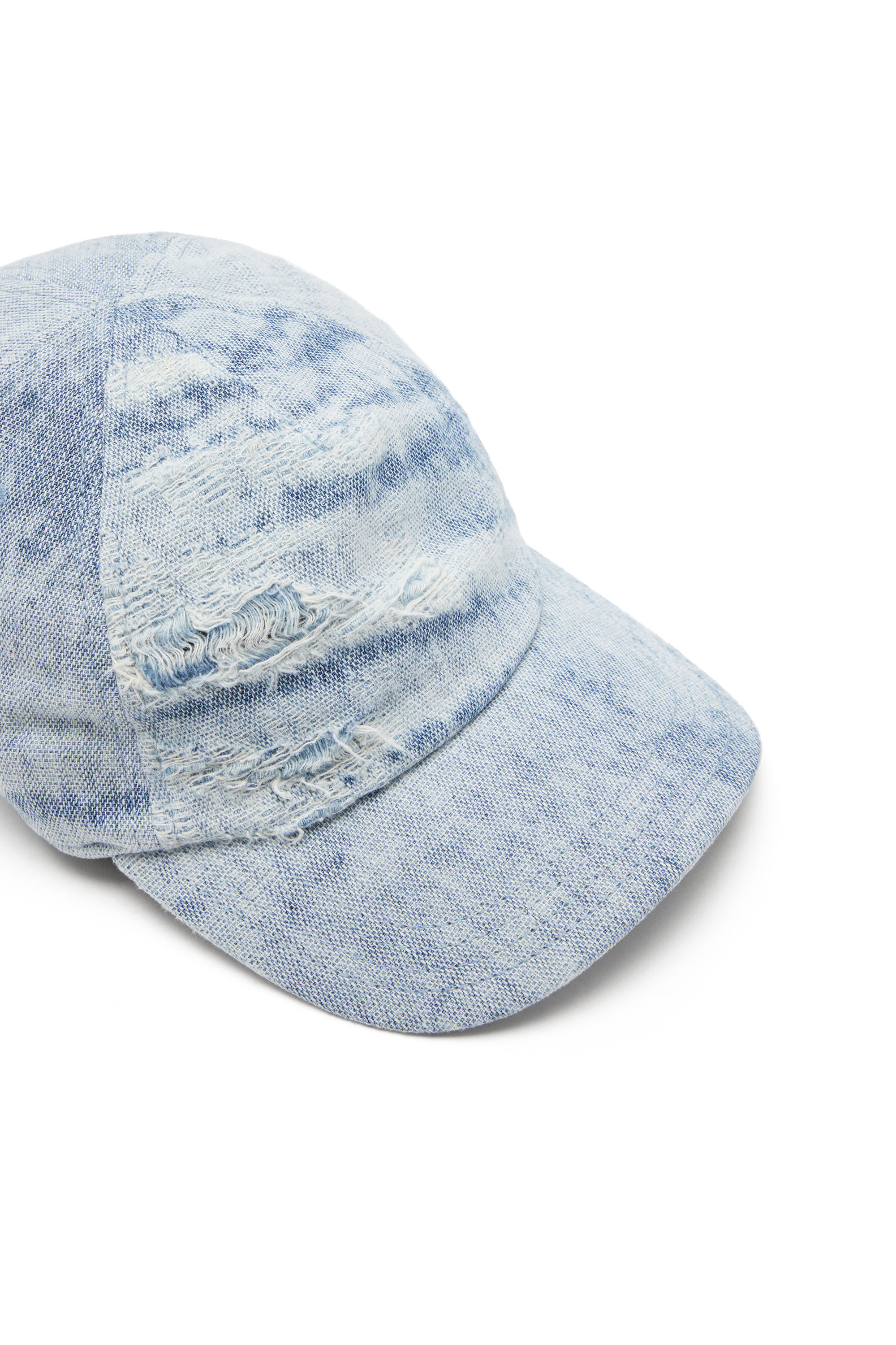 C-FEEL, Light Blue Diesel - C-FEEL, Man's Baseball cap with denim treatment in Light Blue - 3